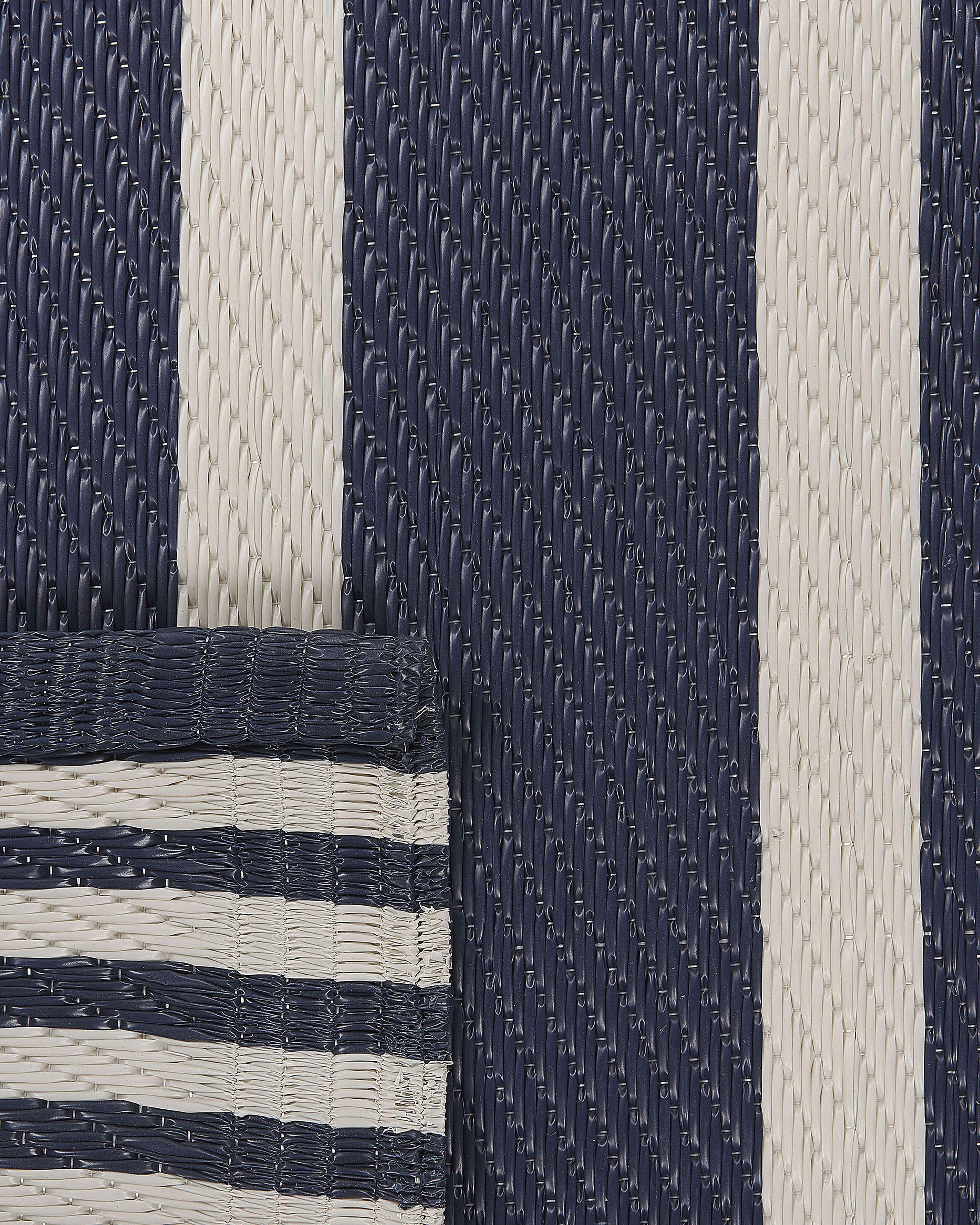 Beliani Outdoorteppich aus Polypropylen Modern HALDIA