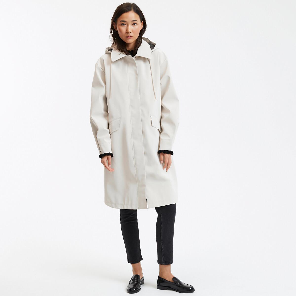 La Redoute Collections Oversized-Regenmantel mit Kapuze