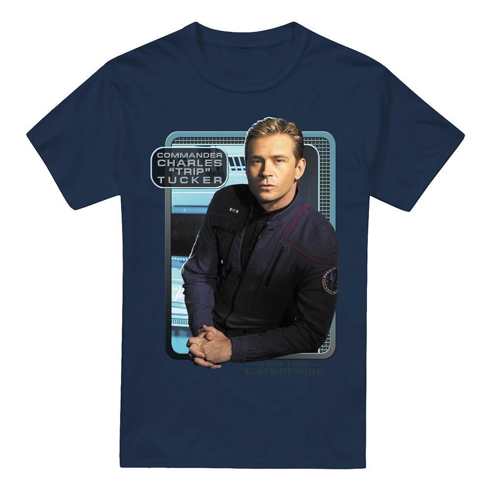 Star Trek Star Trek Enterprise Commander Charles Trip Tucker T-Shirt