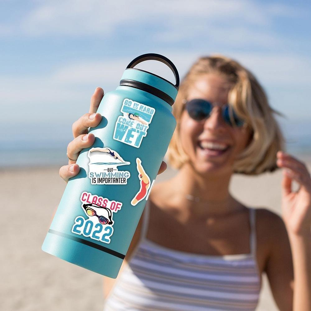 Gameloot Aufkleber - Schwimmen - 50 Stk