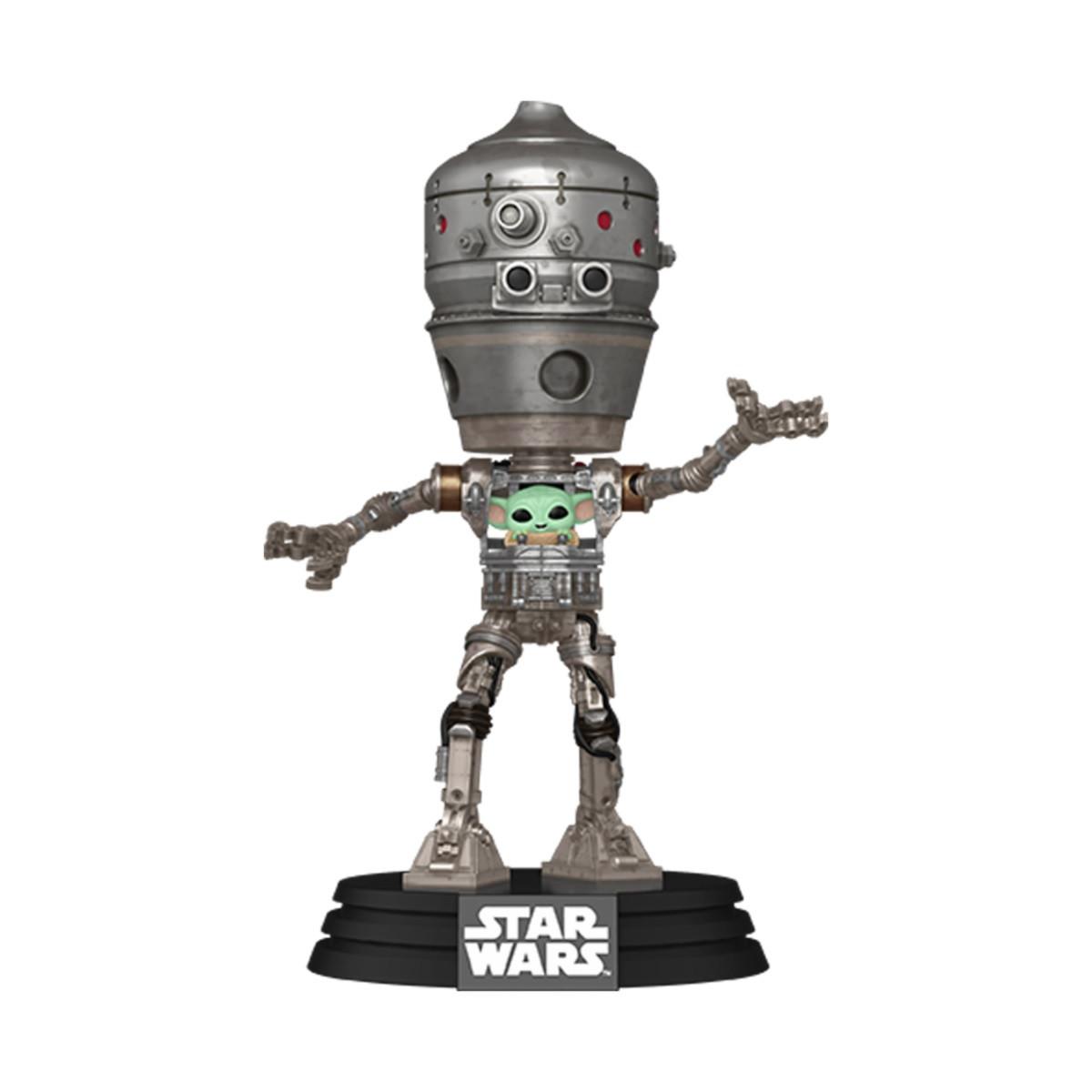 Funko Funko POP! SW The Mandalorian: IG-12 w/Grogu (720) DLX