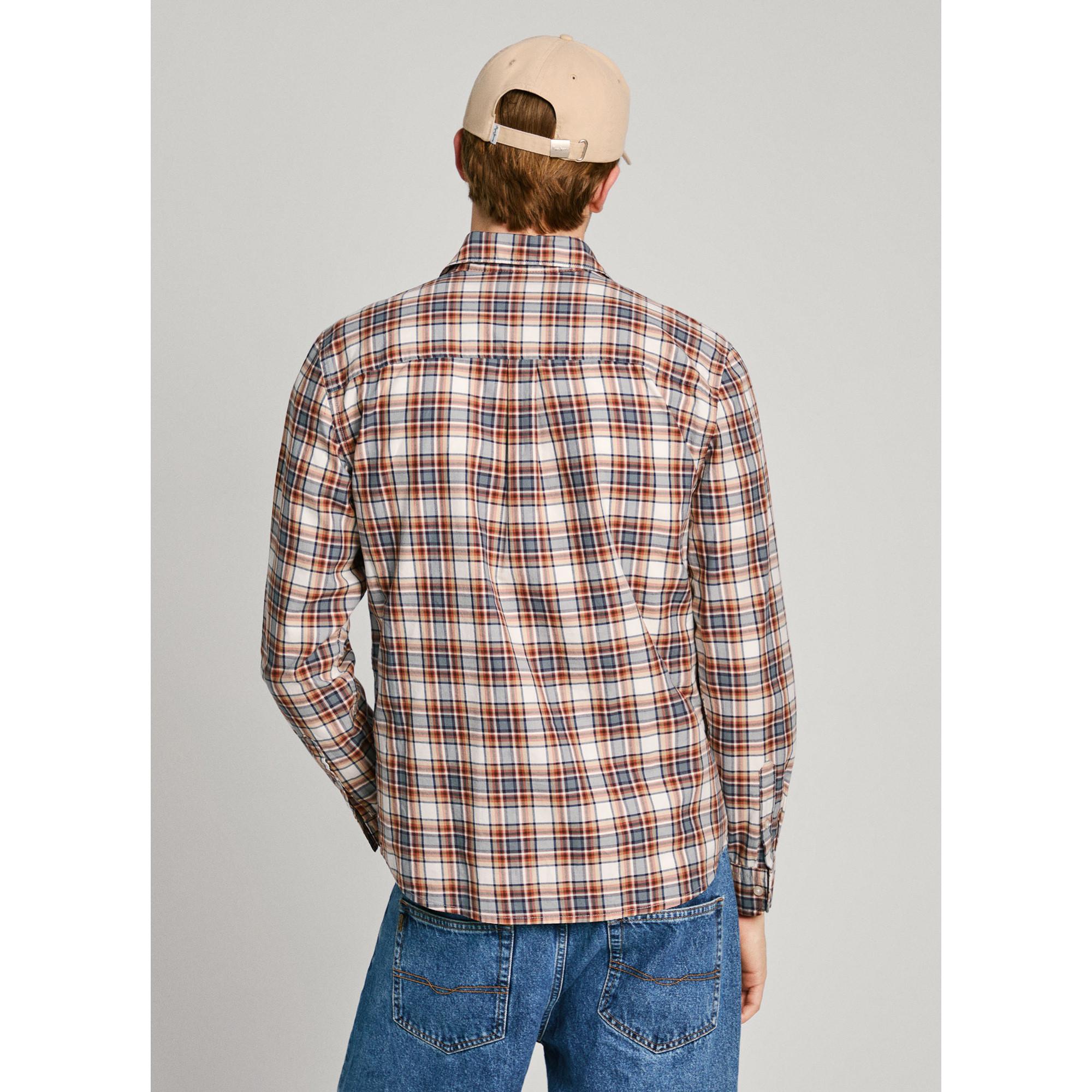 Pepe Jeans London Macberth Kariertes Regular Fit Langarmhemd