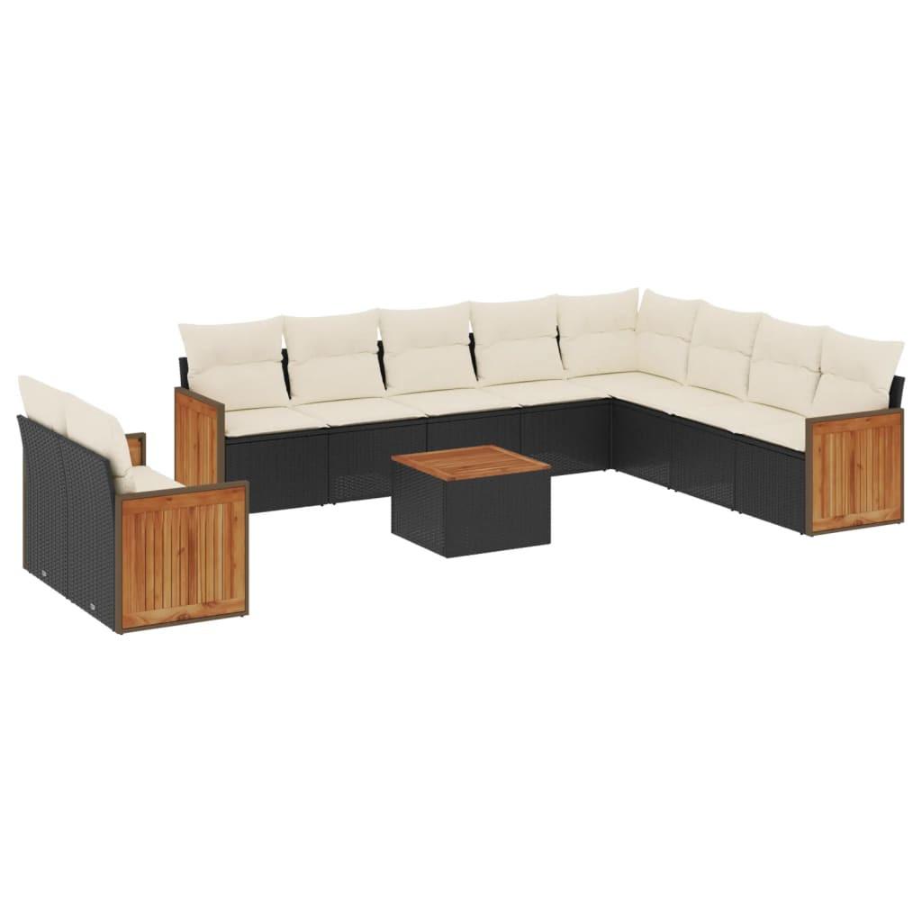 VidaXL Garten sofagarnitur poly-rattan
