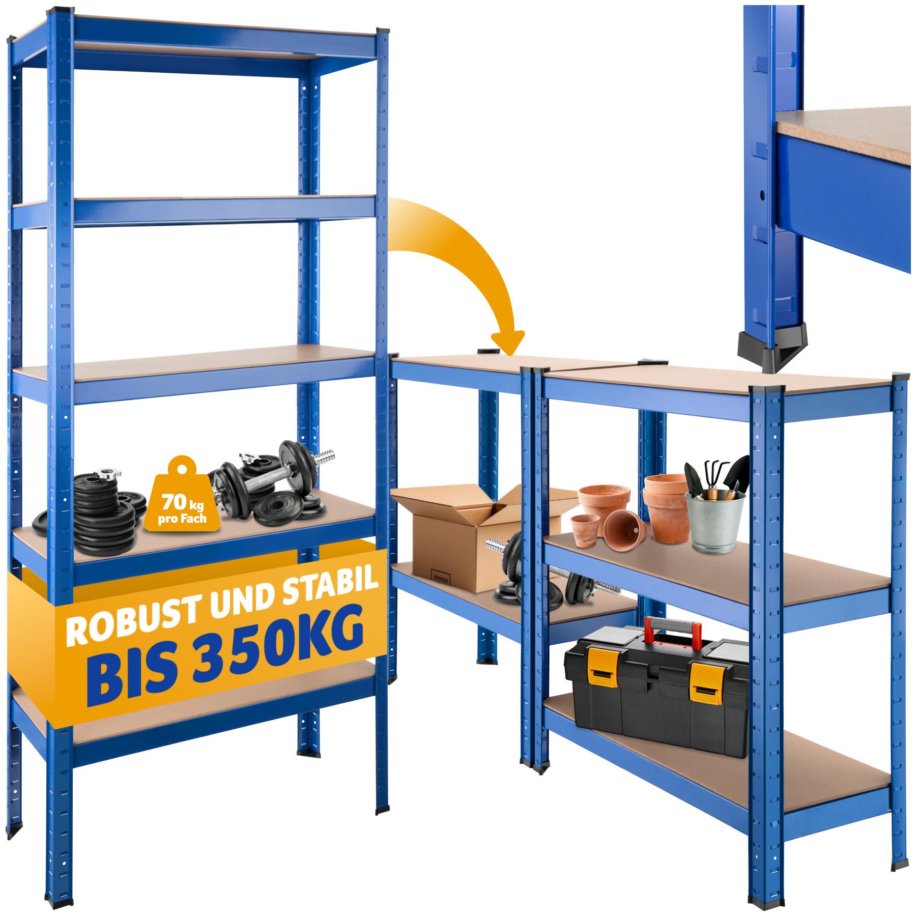 Tectake Lagerregal 5 Ebenen