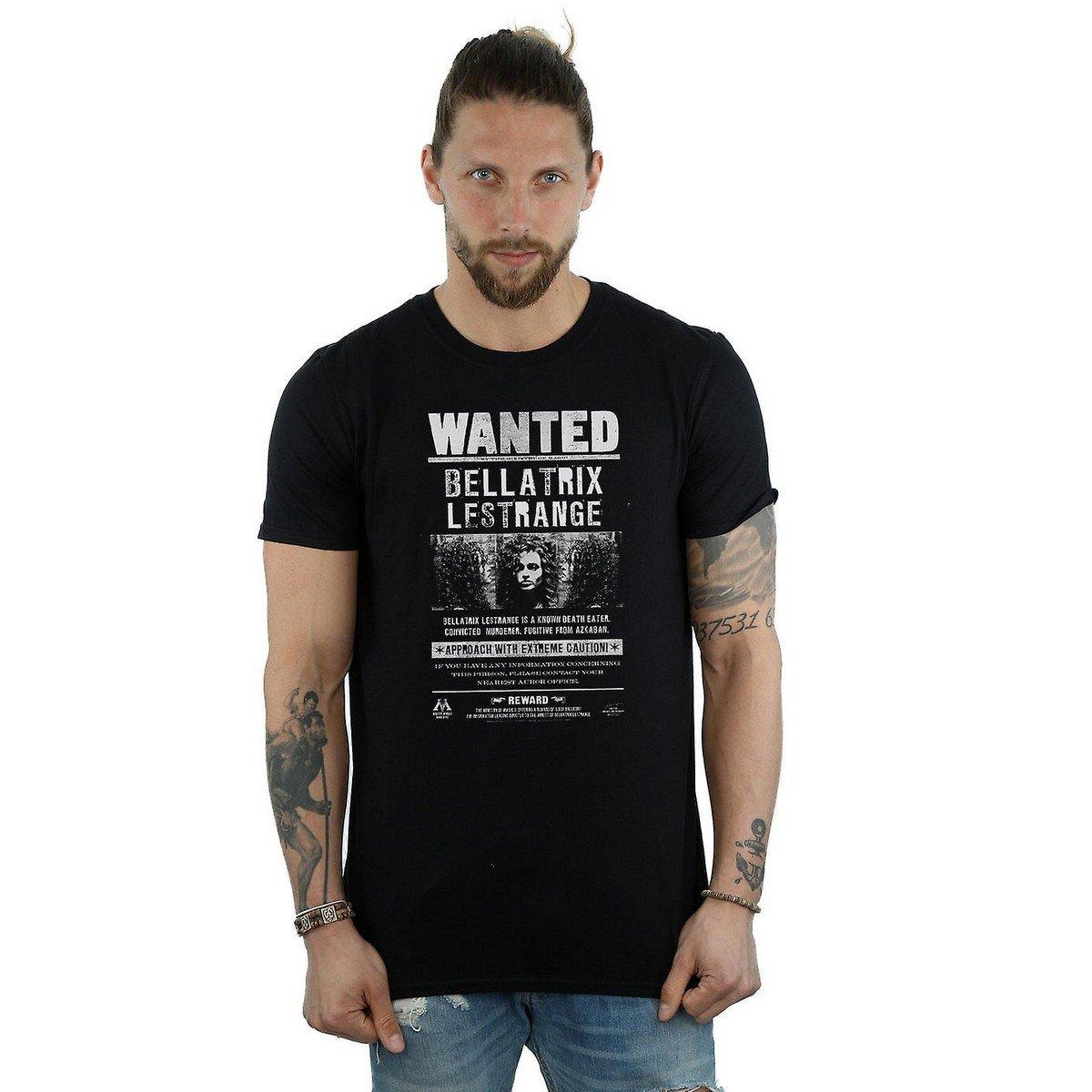 Harry Potter Bellatrix Lestrange Wanted Poster T-Shirt