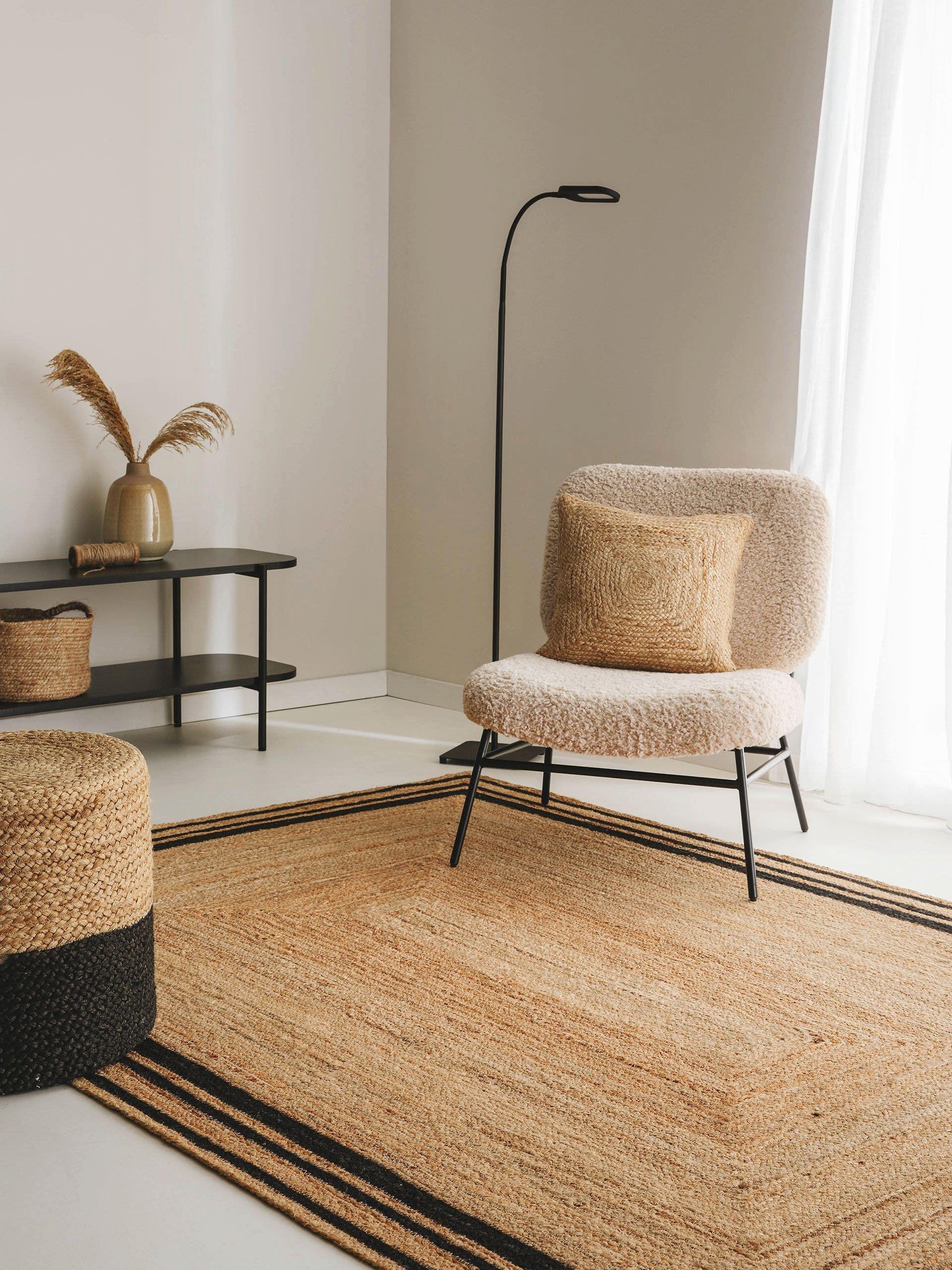 Benuta Juteteppich Jutta Schwarz
