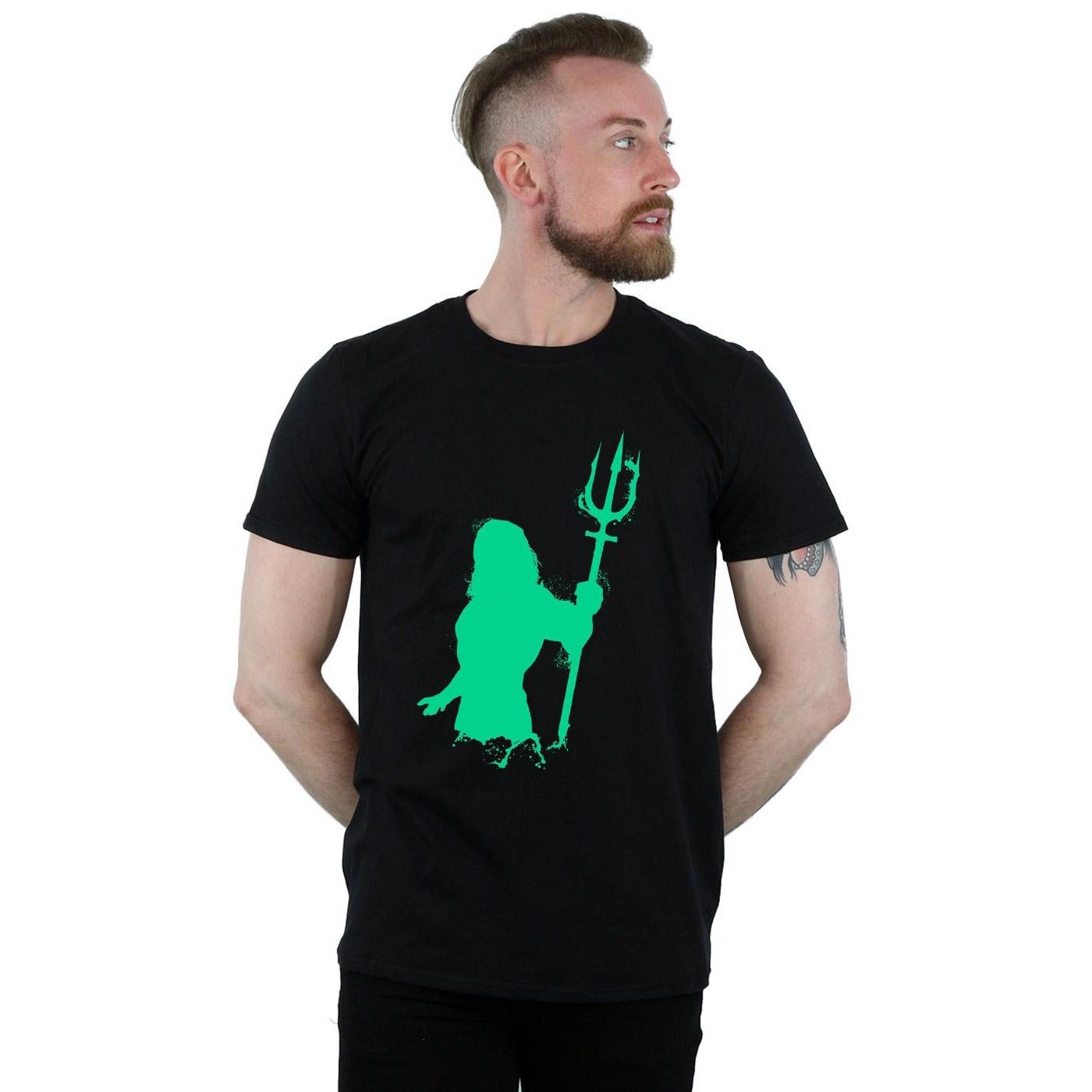 DC COMICS Aquaman Silhouette T-Shirt