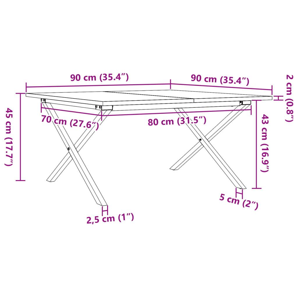 VidaXL Couchtisch kiefernholz