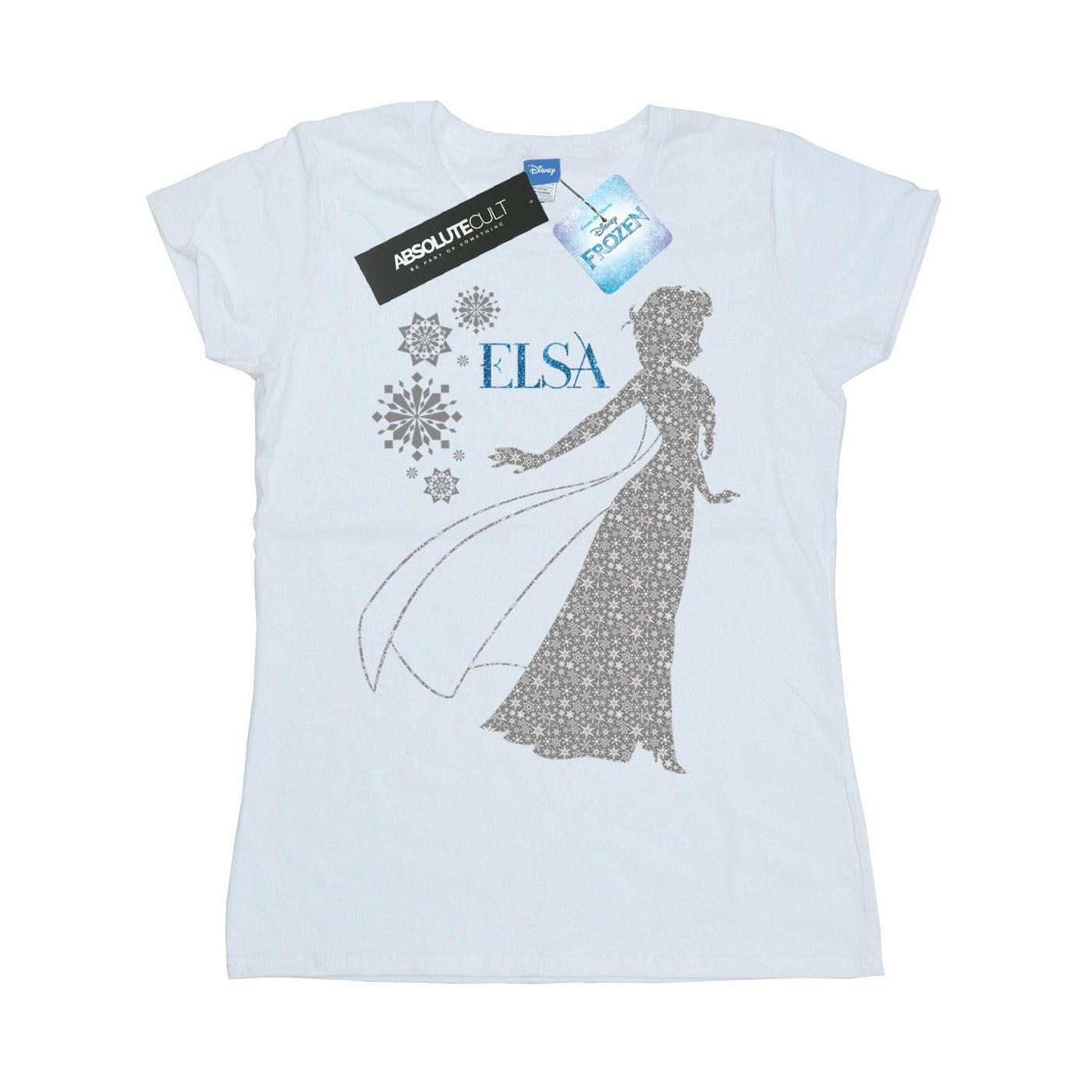 Disney Frozen Elsa Schneeflocken Print T-Shirt