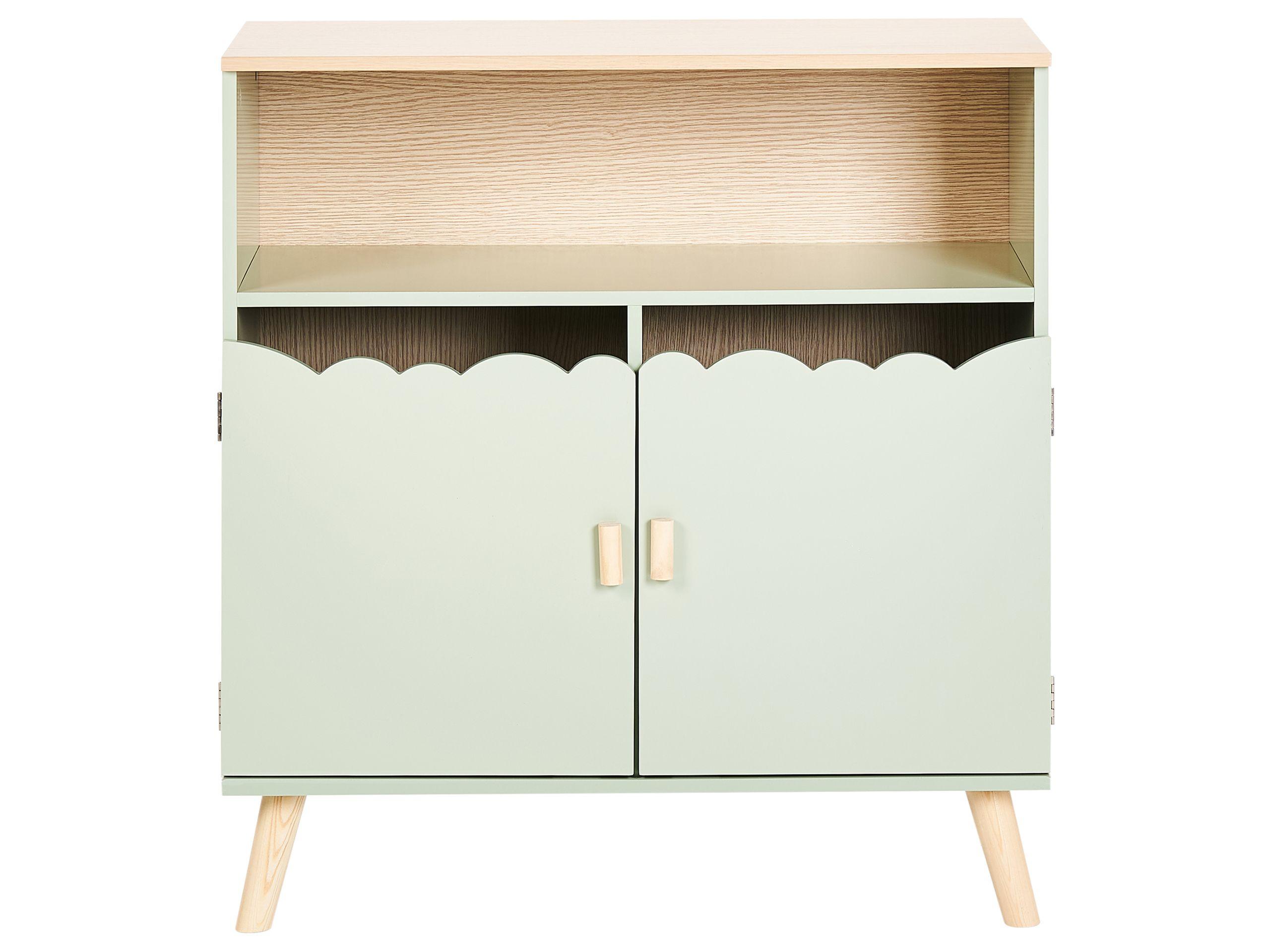 Beliani Schrank aus MDF-Platte Skandinavisch LACKEY