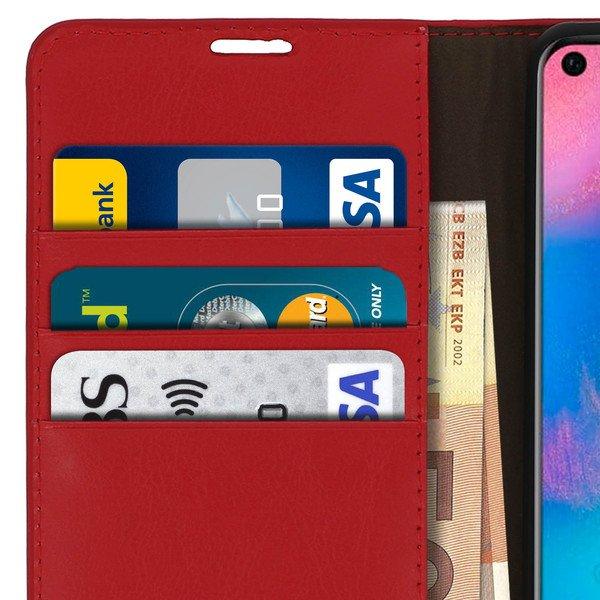 Avizar Cover Echtleder Huawei P30 Pro Rot
