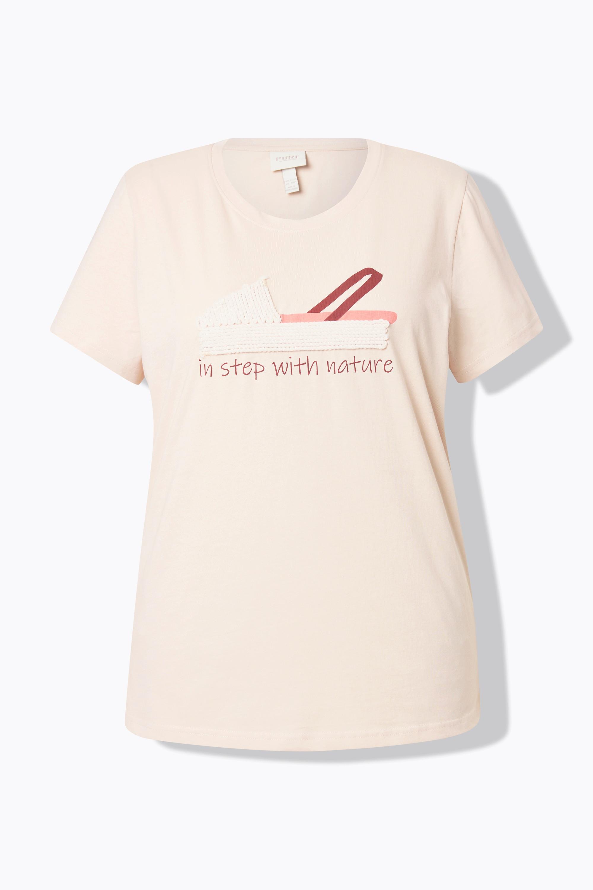 Ulla Popken T-Shirt mit Schuh Rundhals Halbarm