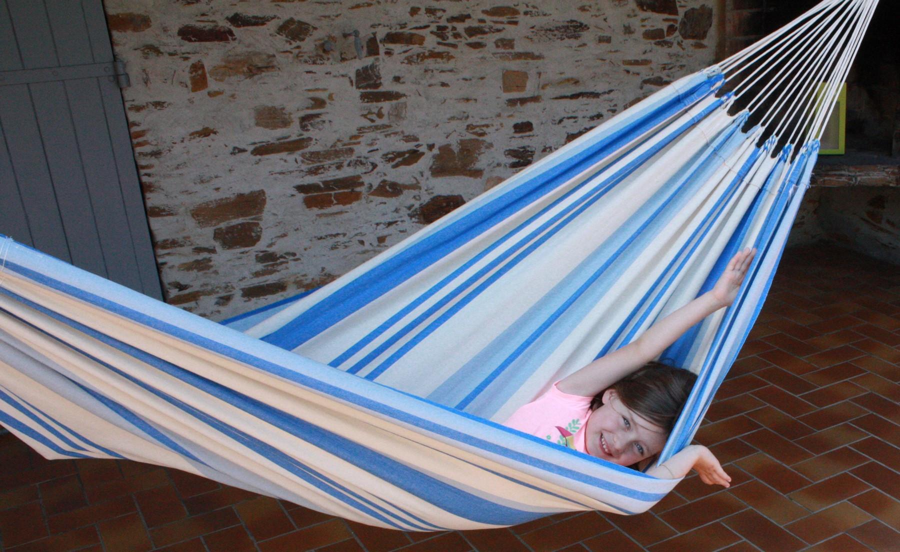 Amalyssa Brasilianische Single-Hängematte Provence