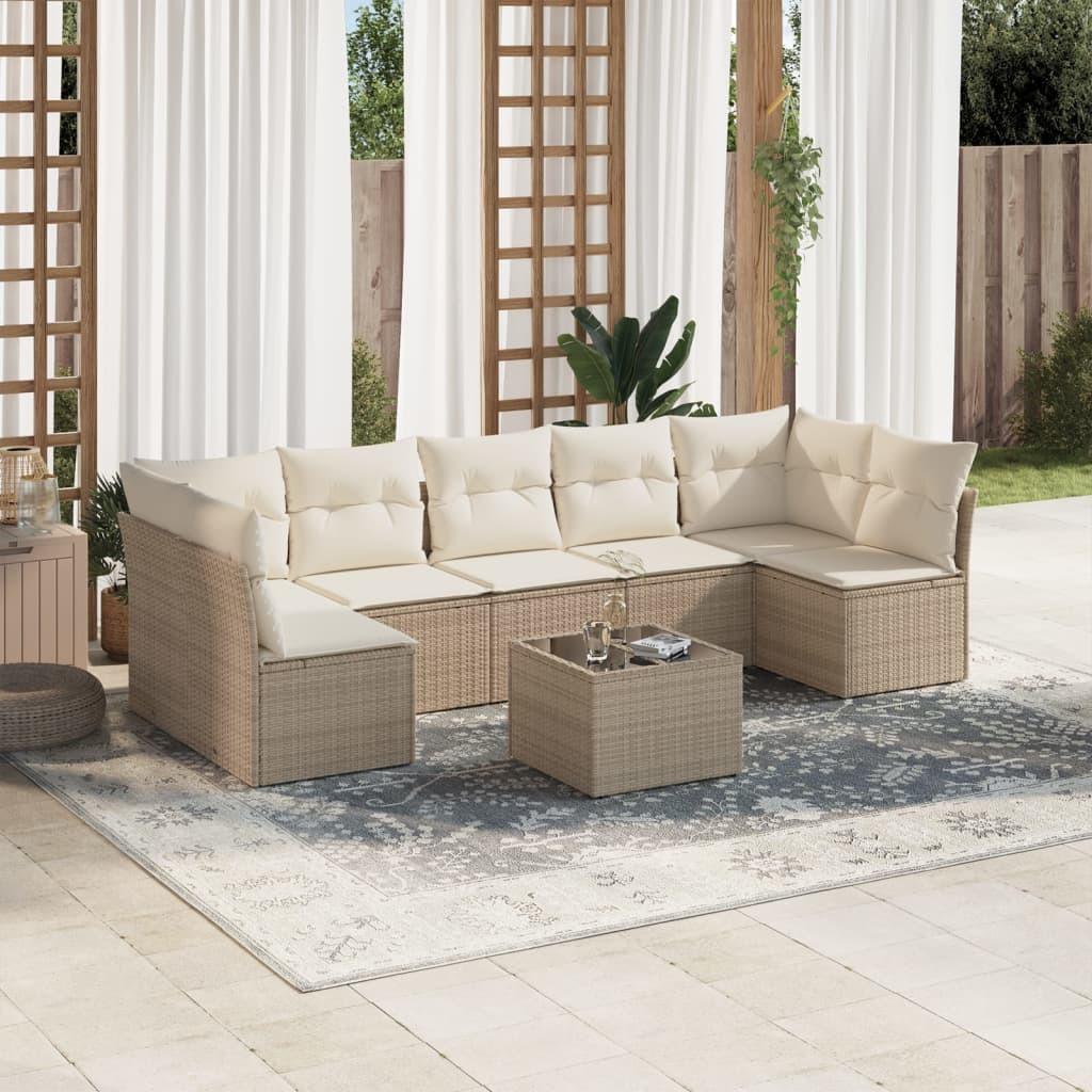 VidaXL Garten sofagarnitur poly-rattan