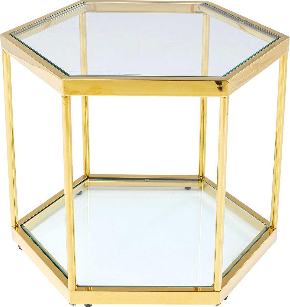 KARE Design Couchtisch Comb Gold 45cm