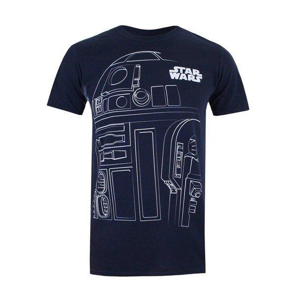 STAR WARS Star Wars R2-D2 Outline Grafikdruck T-Shirt