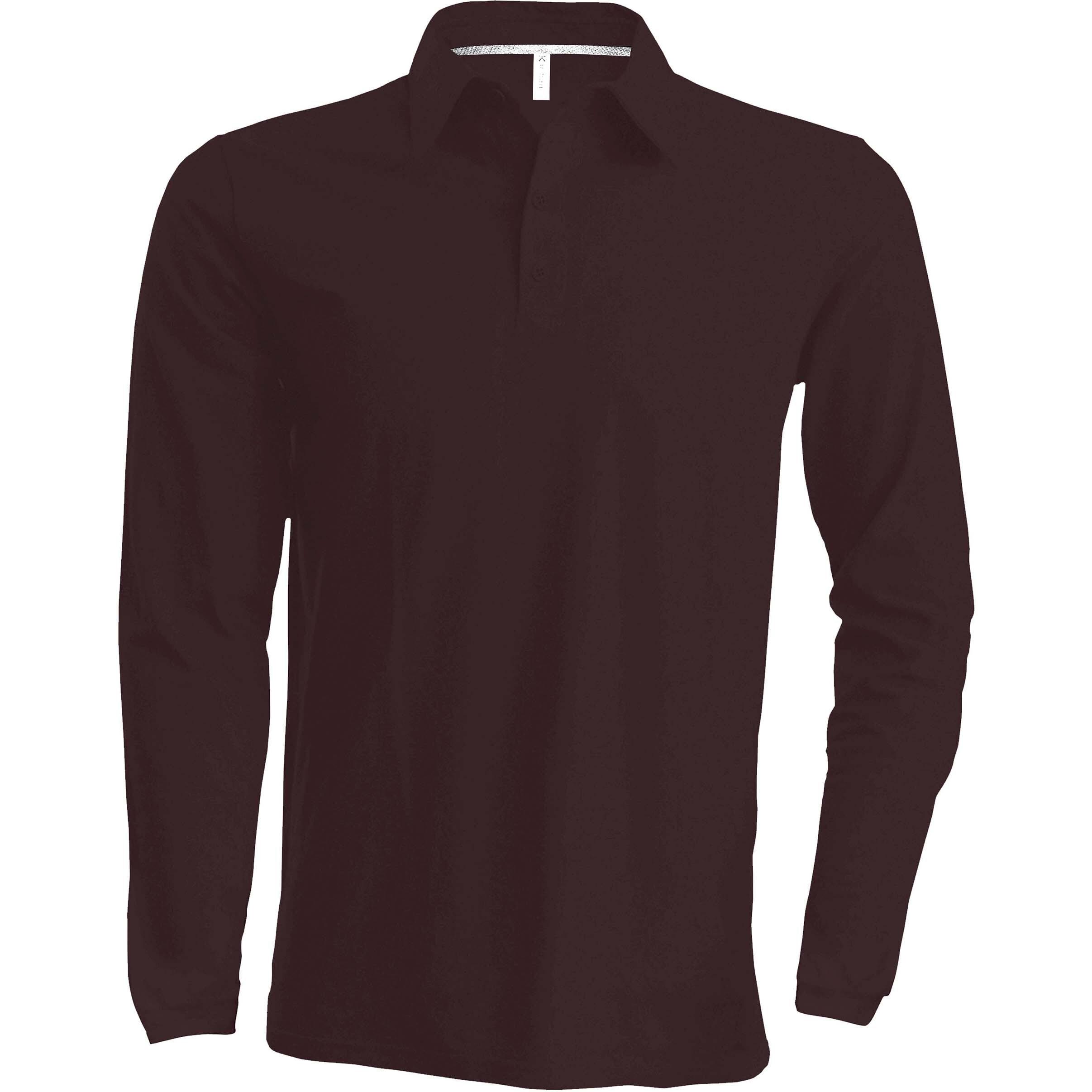Kariban Langärmeliges Poloshirt