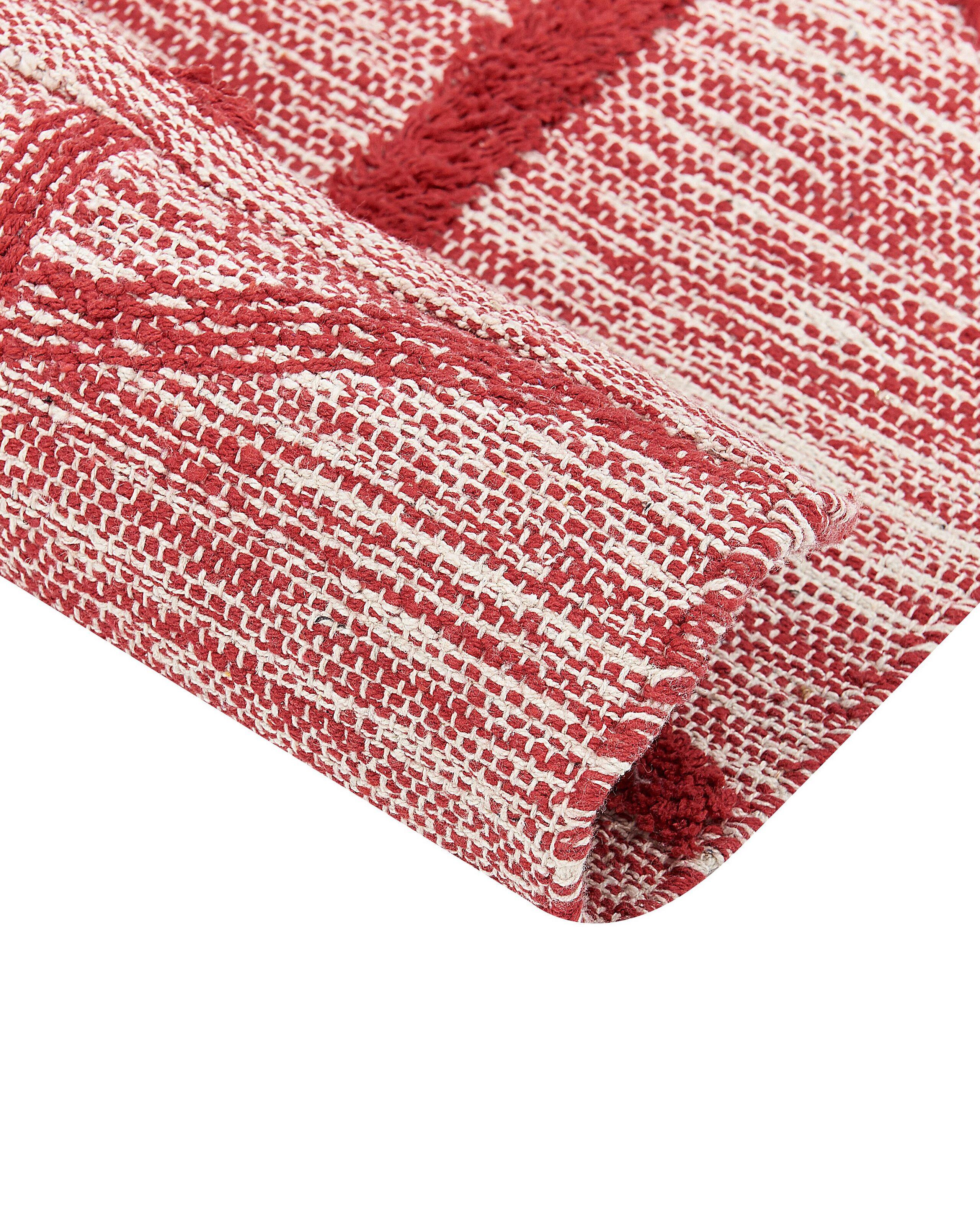 Beliani Teppich aus Baumwolle Modern SIVAS