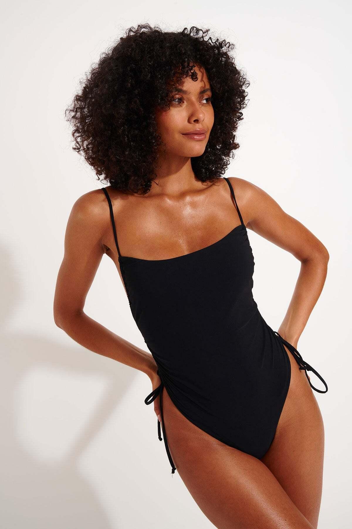 BANANA MOON badeanzug, einteilig, damen nessy black