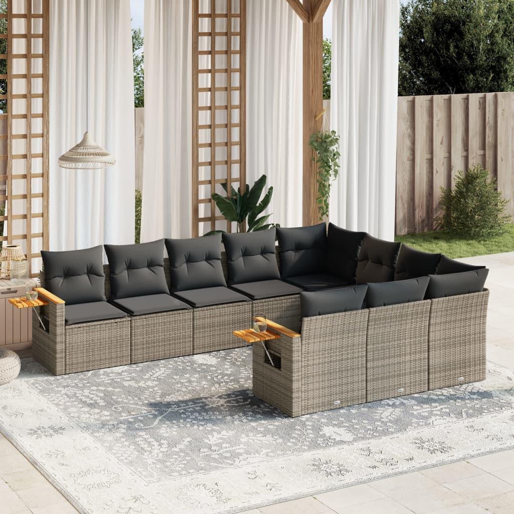 VidaXL Garten sofagarnitur poly-rattan