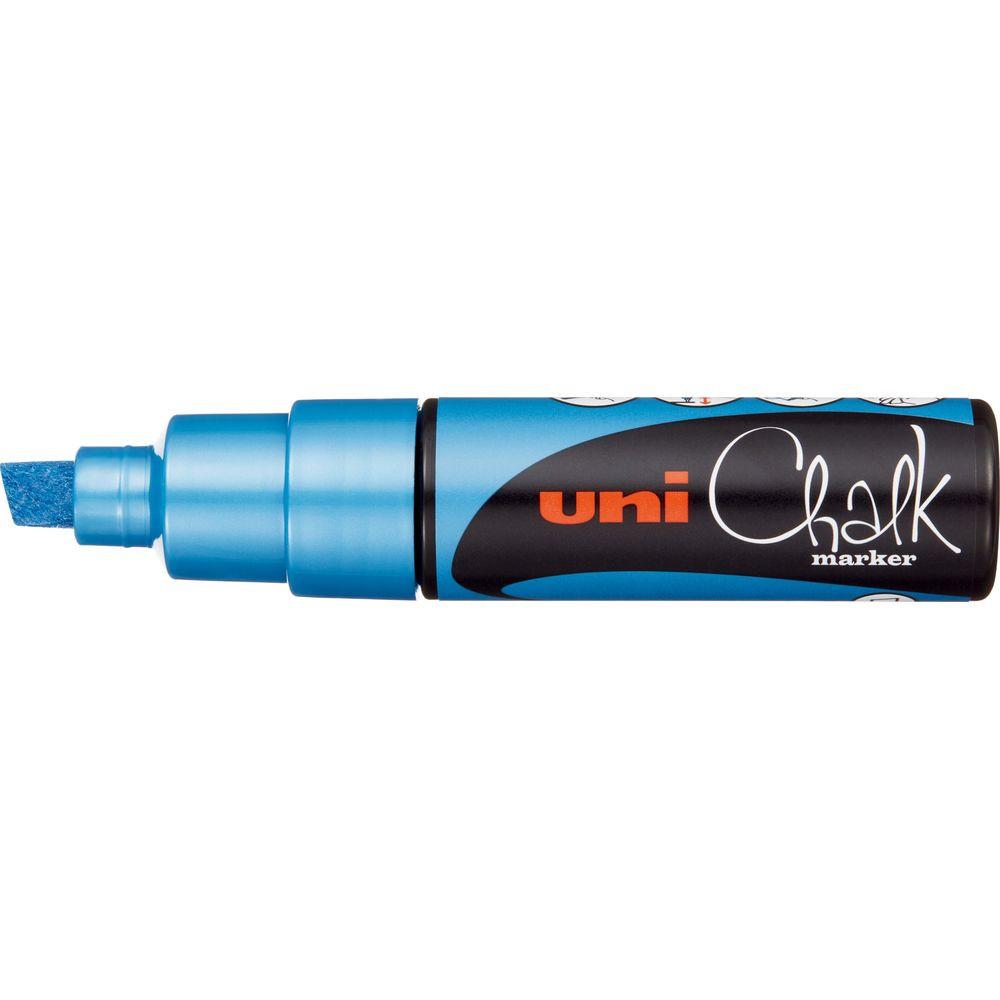 uni-ball UNI-BALL Chalk Marker 8mm PWE-8K METALLIC BLUE Metallic blau