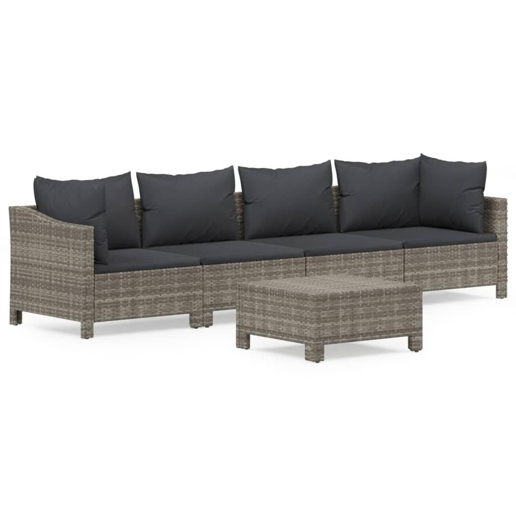 VidaXL Garten lounge set poly-rattan