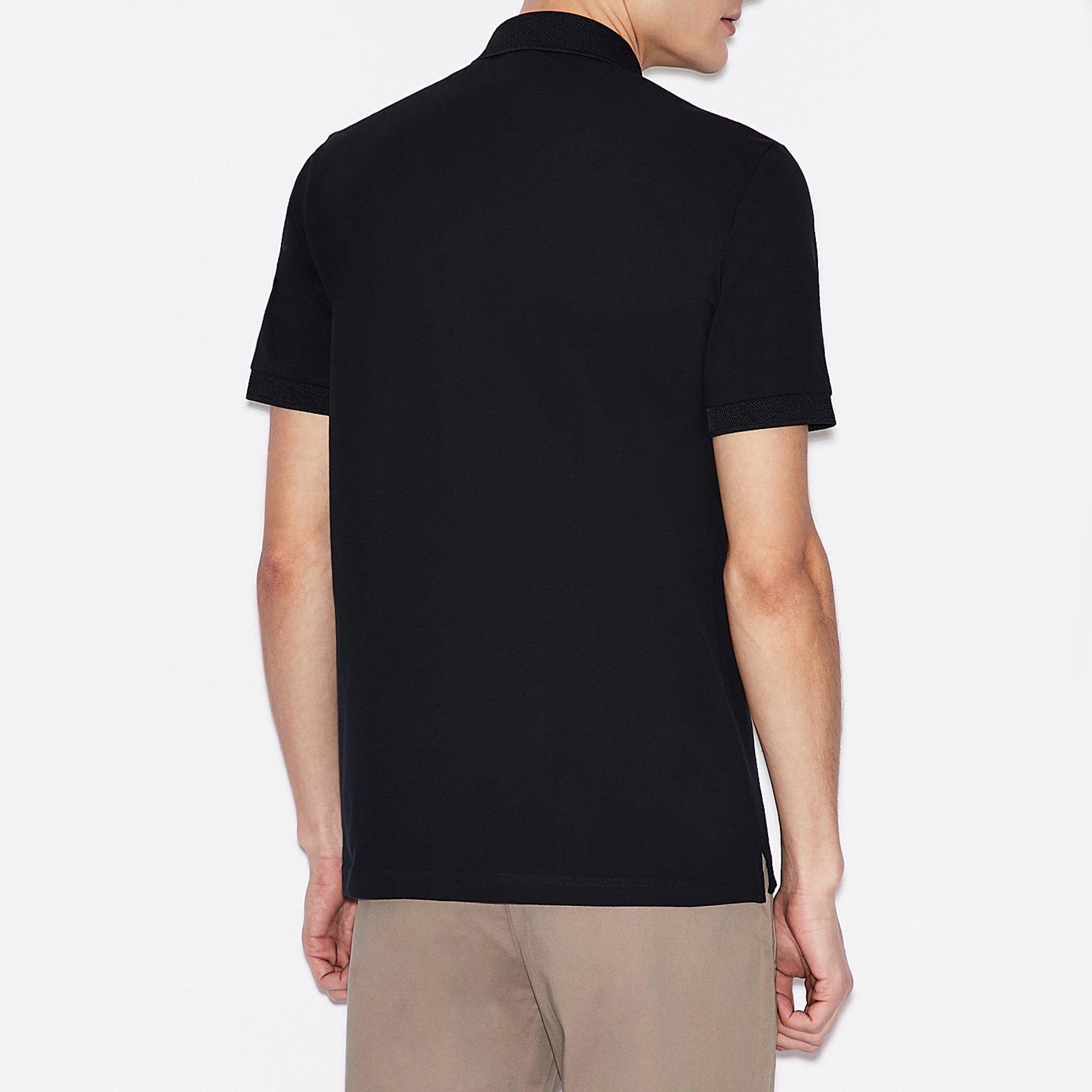 Armani Exchange Modern Fit Kurzarm Poloshirt