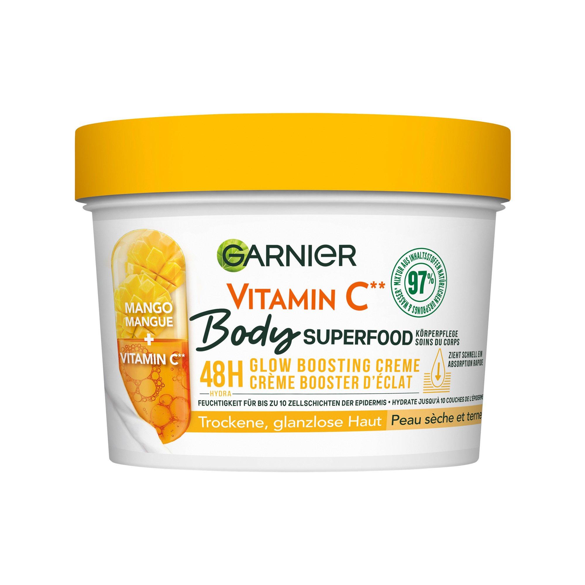 GARNIER Superfood Vitamin C & Mango Body Superfood Mango Vitamin C Körperpflege