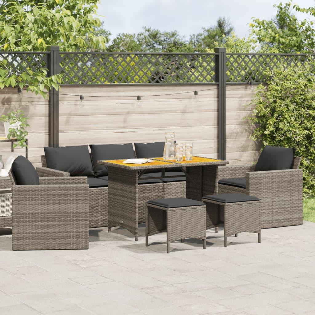 VidaXL Garten sofagarnitur poly-rattan
