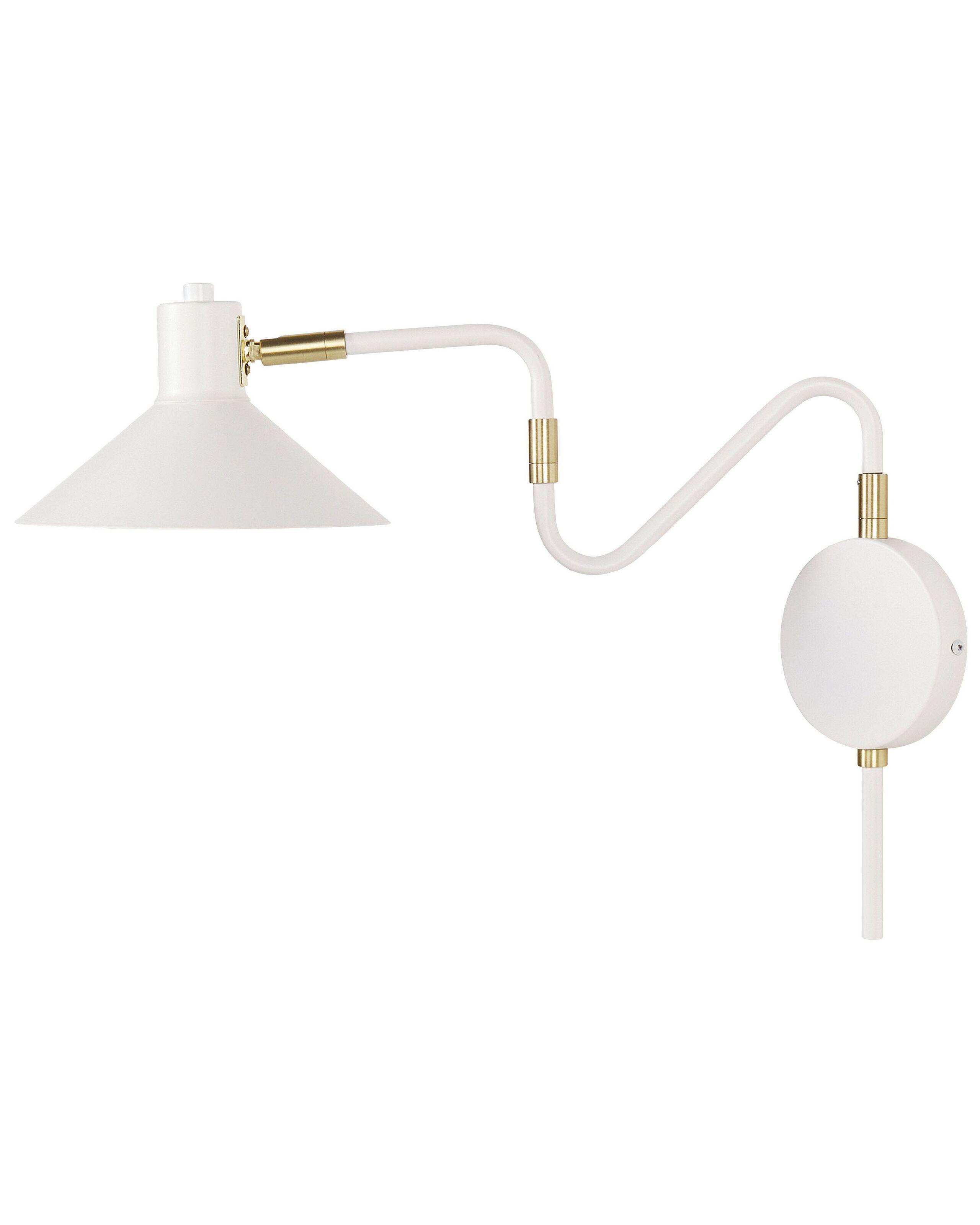 Beliani Wandlampe aus Stahl Retro BALIEM