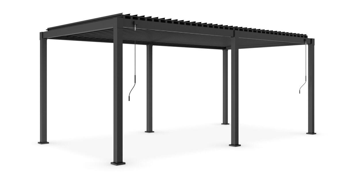 mutoni Gartenpavillon Garda anthrazit 300x600