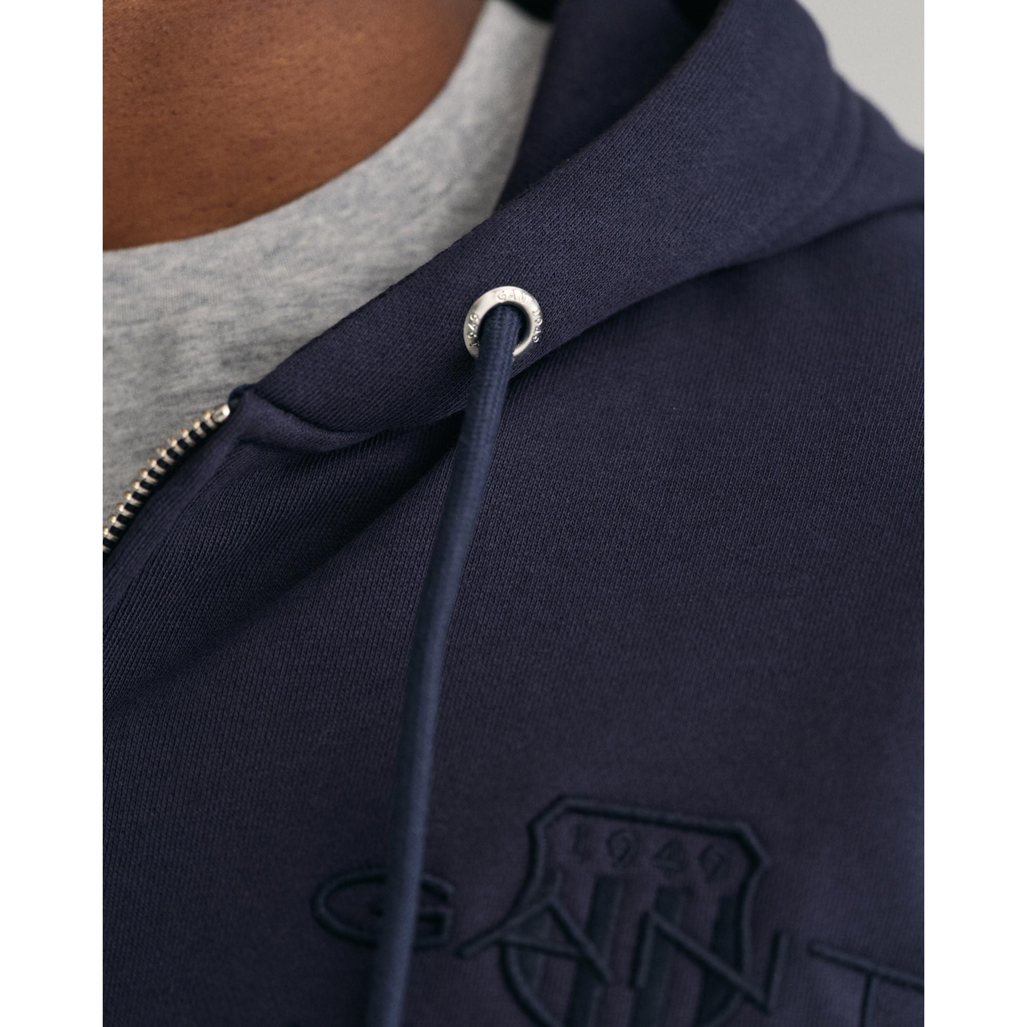 GANT TONAL ARCHIVE SHIELD ZIP HOODIE Sweatshirt