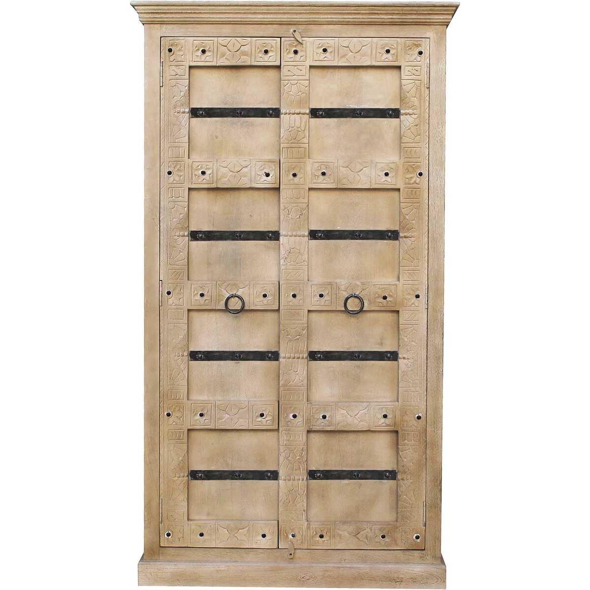 mutoni Schrank Zoprax Mangoholz natur 180