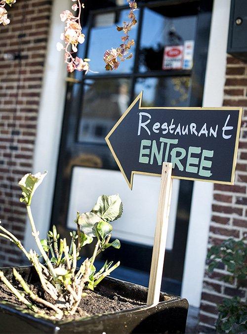 SECURIT Kreidetafel Pfeil