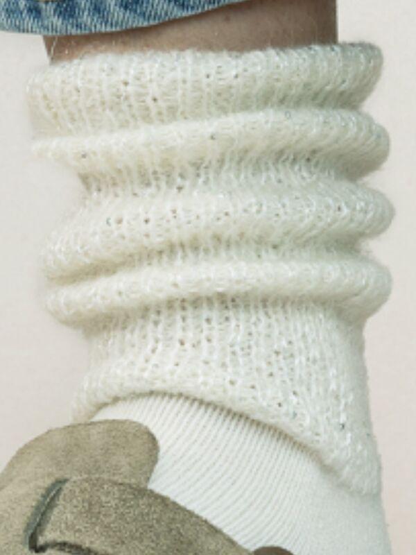 BLEU FORET Socken Kaschmir Pailletten