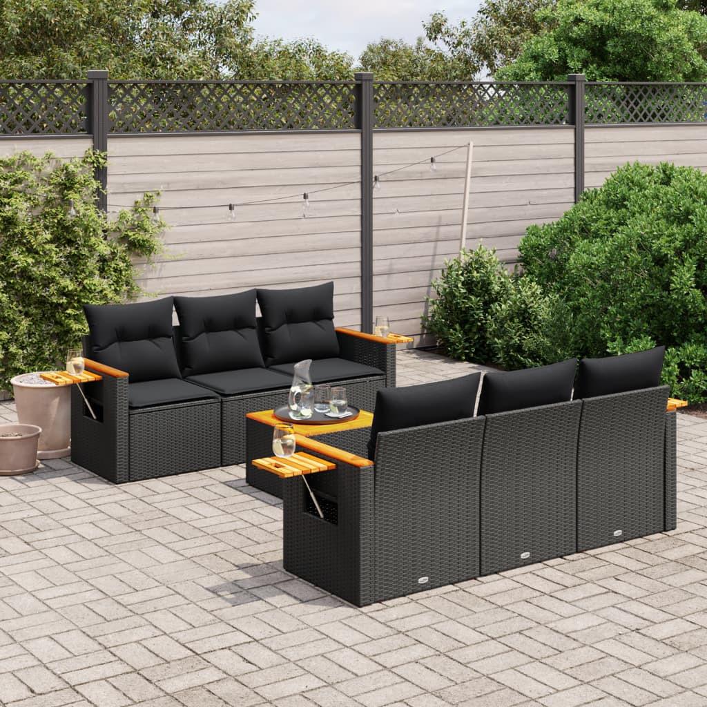 VidaXL Garten sofagarnitur poly-rattan