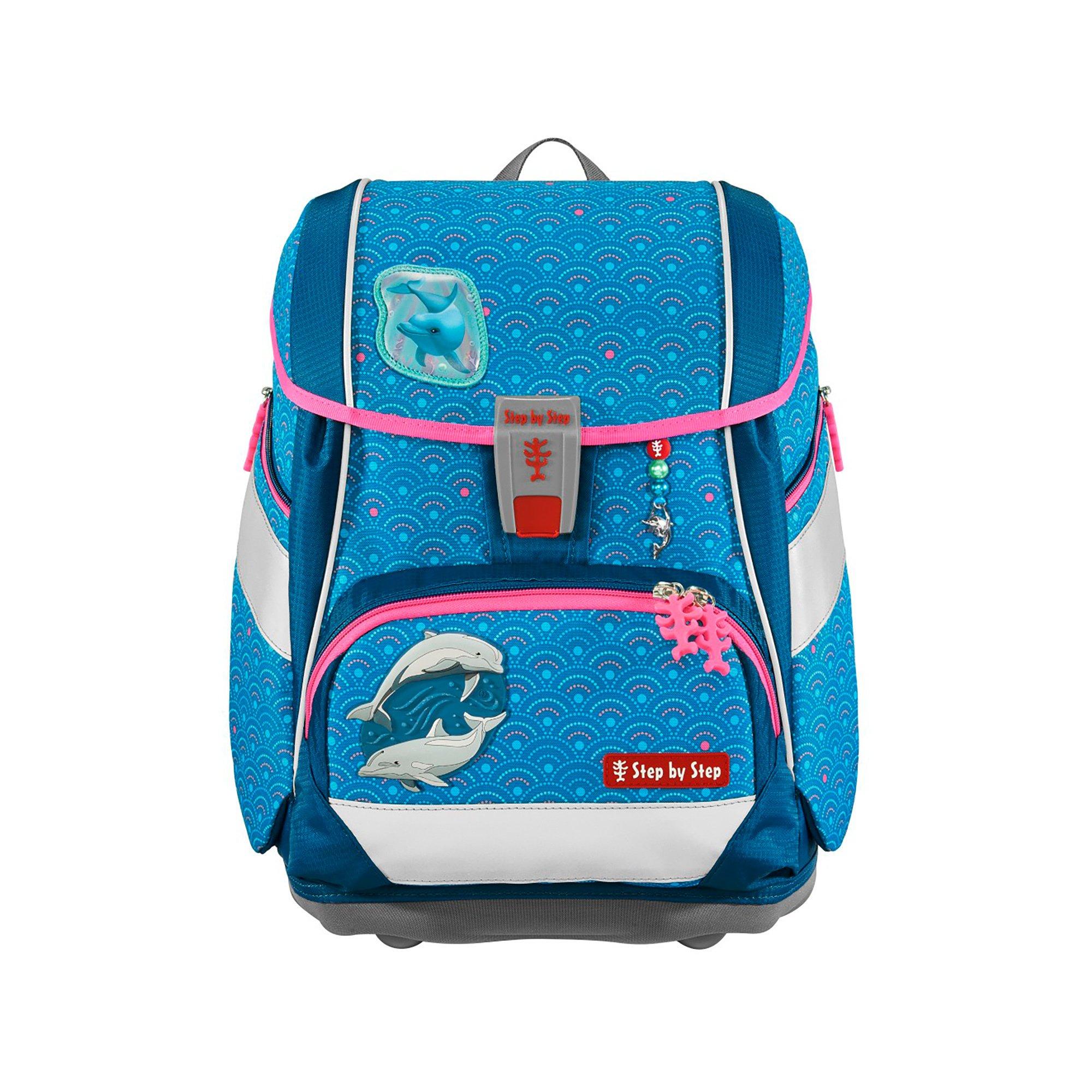 Step by Step Schulthek-Set, 6-teilig 2IN1 PLUS, Dolphin Pippa