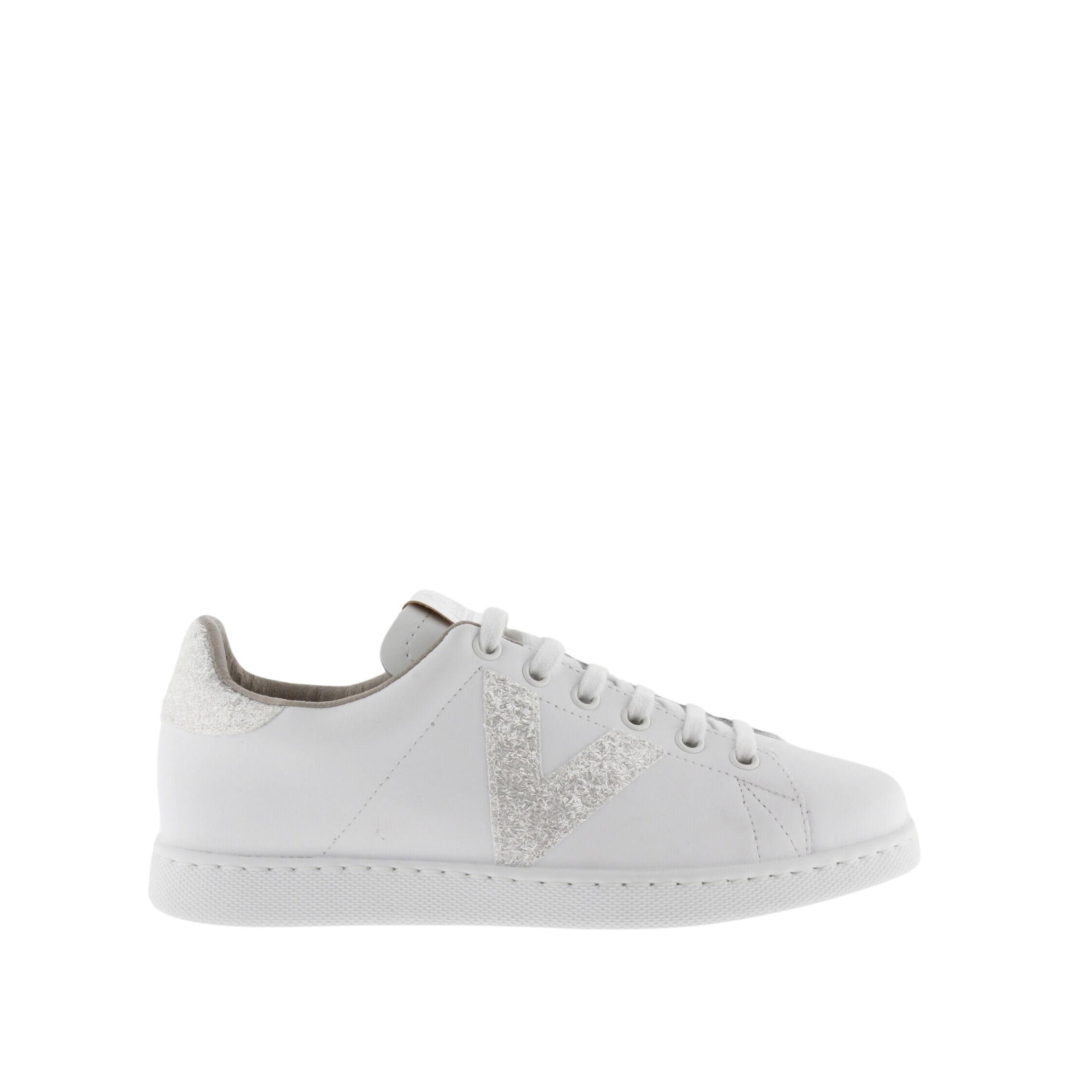 Victoria sneakers aus leder tennis glitter