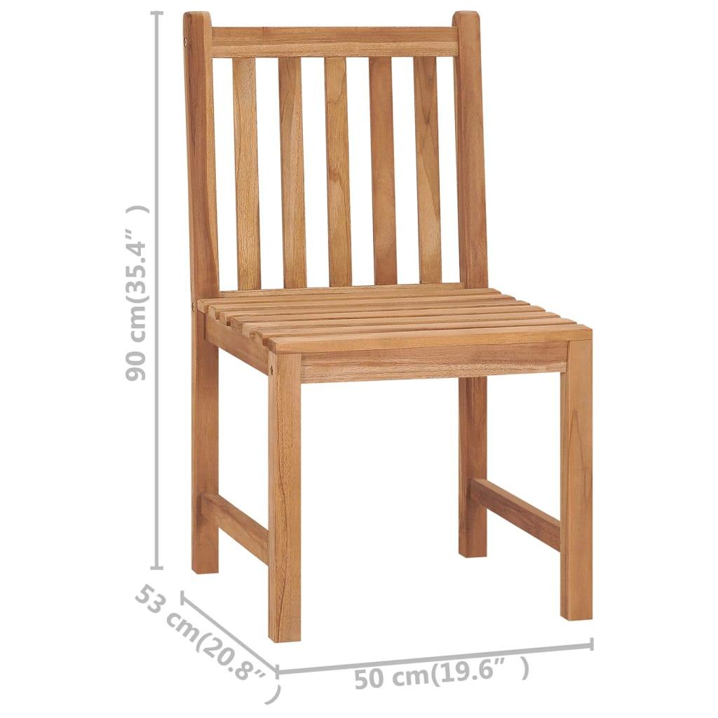 VidaXL Gartenstuhl holz