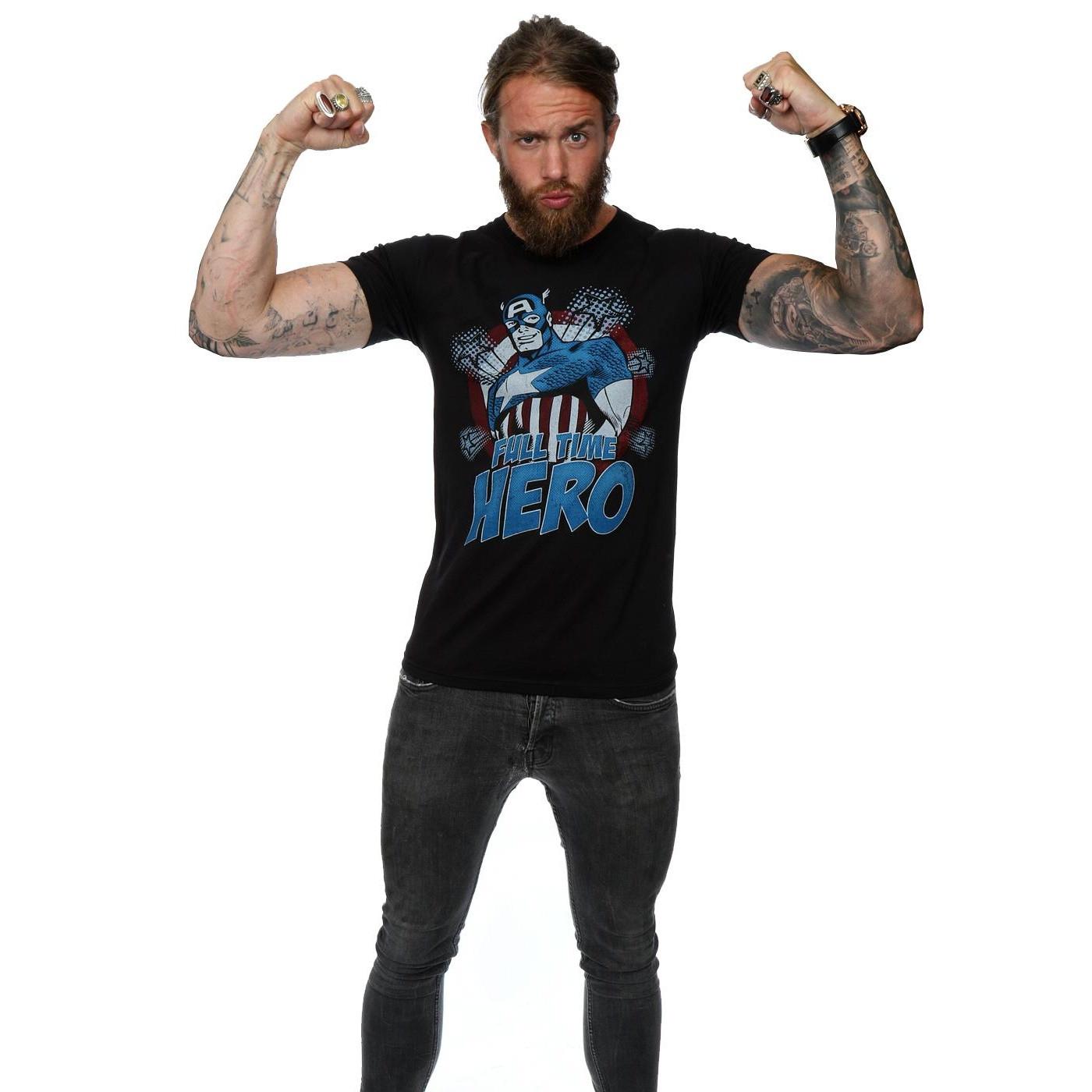 MARVEL Full Time Hero T-Shirt