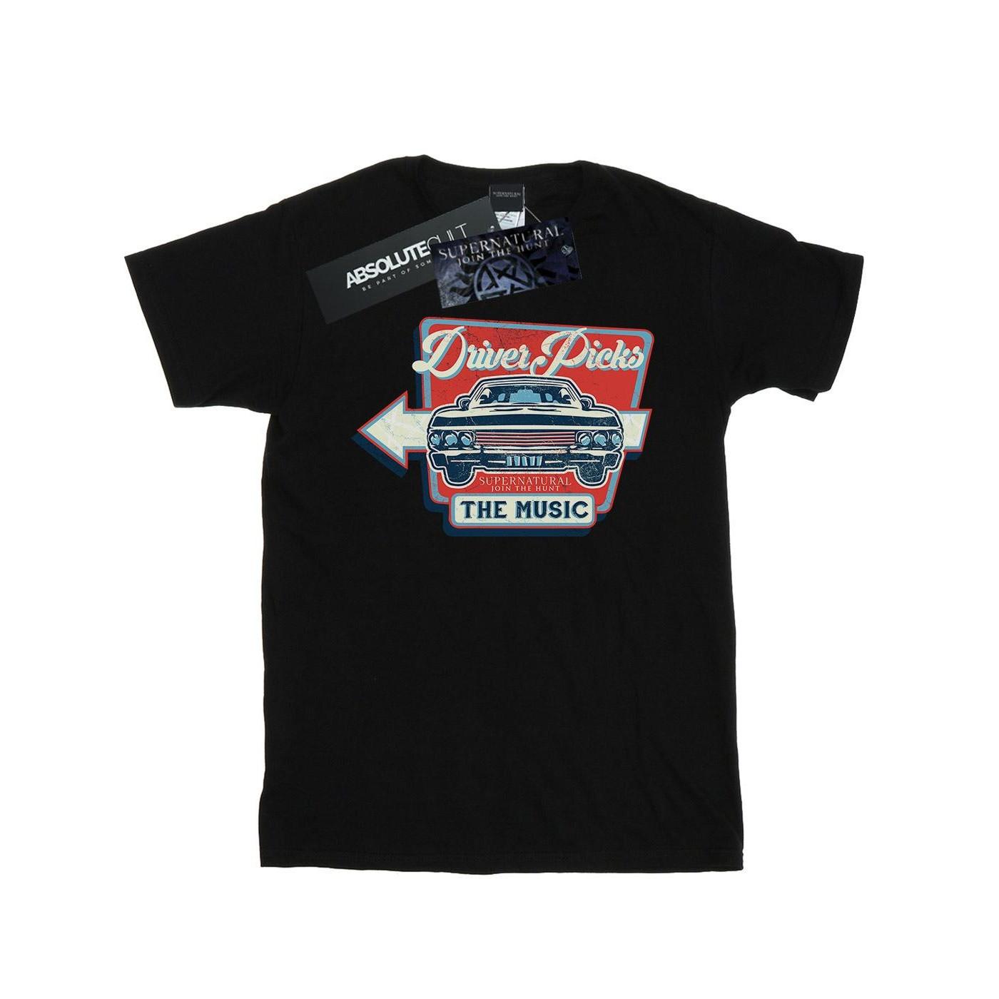 Supernatural Driver Picks The Music T-Shirt