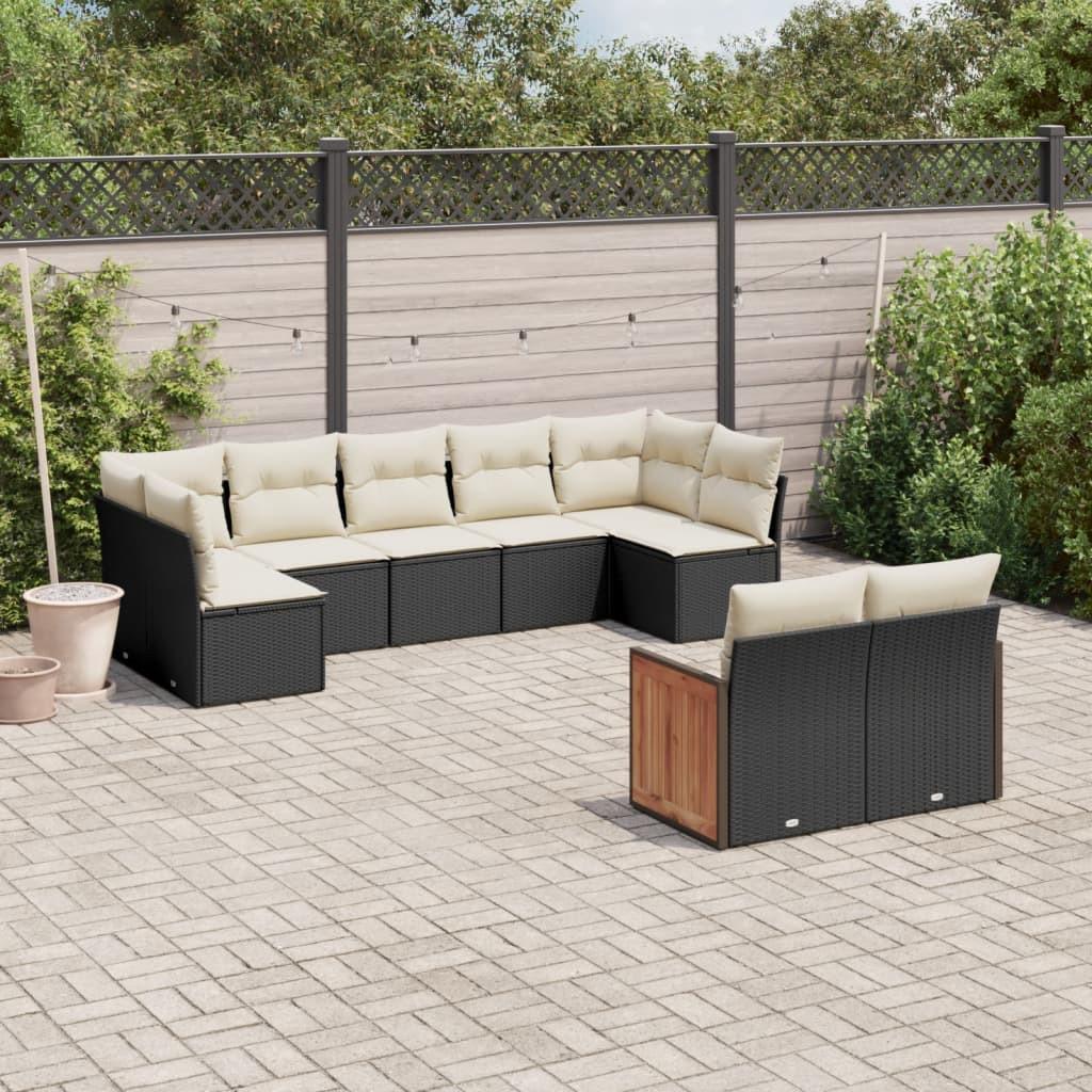 VidaXL Garten sofagarnitur poly-rattan