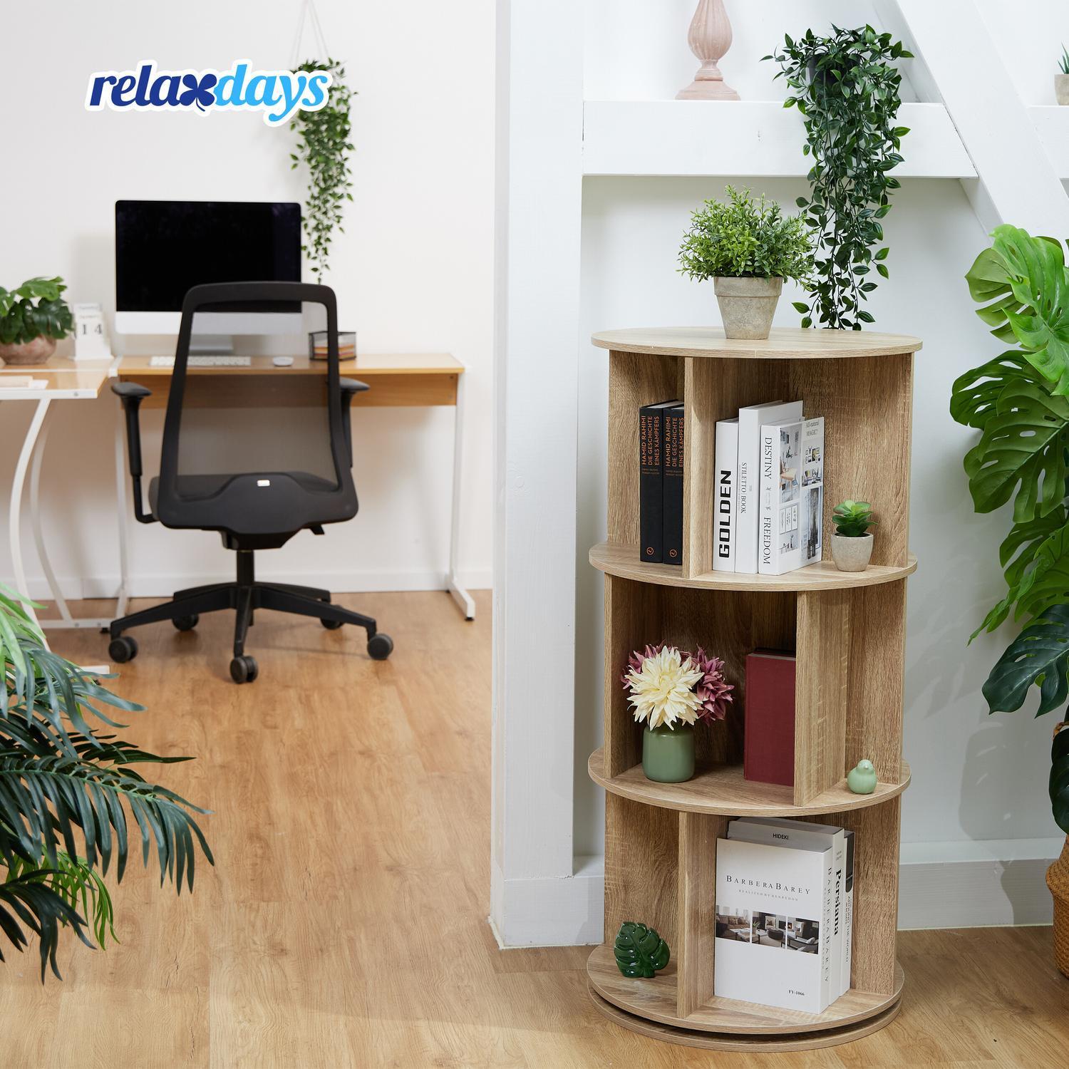 Northix Rotierender Bücherturm