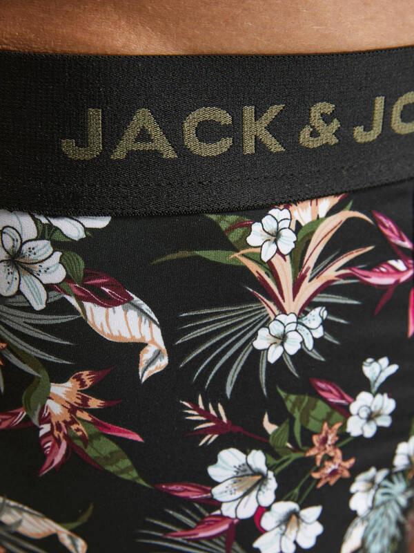 JACK & JONES Satz mit 3 Boxershorts Flower Microfiber