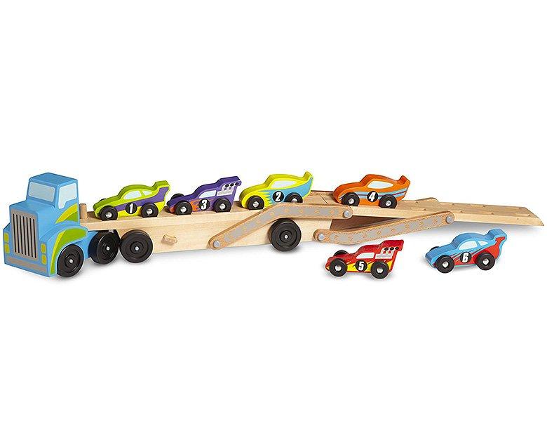 Melissa & Doug Mega-Rennwagenlaster