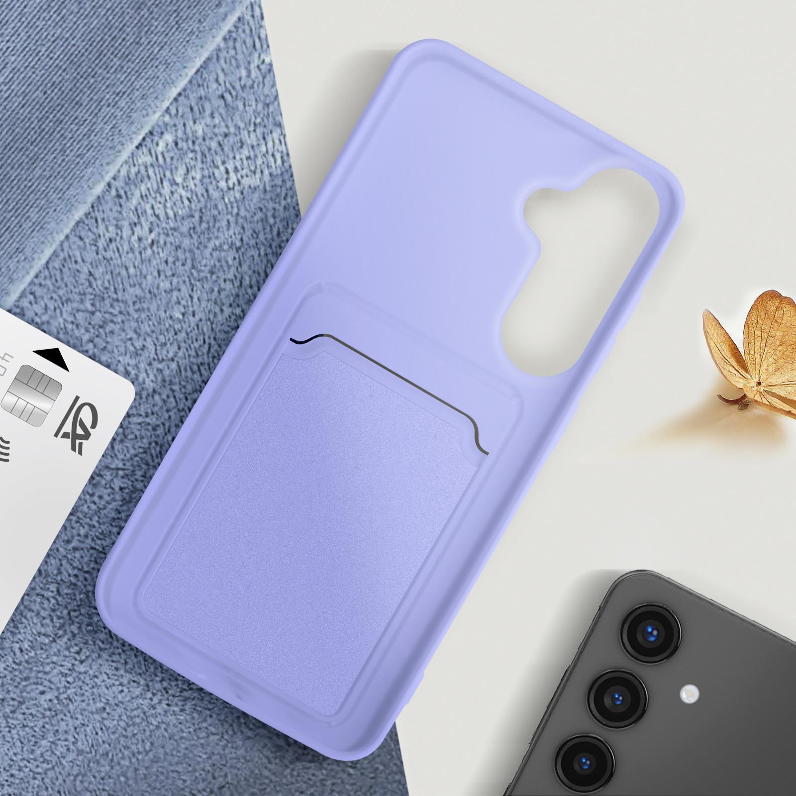 Avizar Samsung S24 Kartenhülle Violett