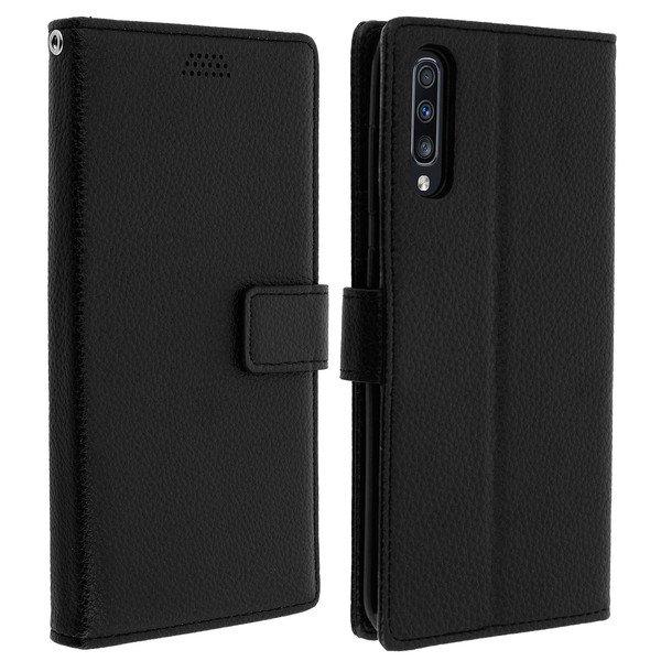 Avizar Flip Bookcover Galaxy A70 Schwarz