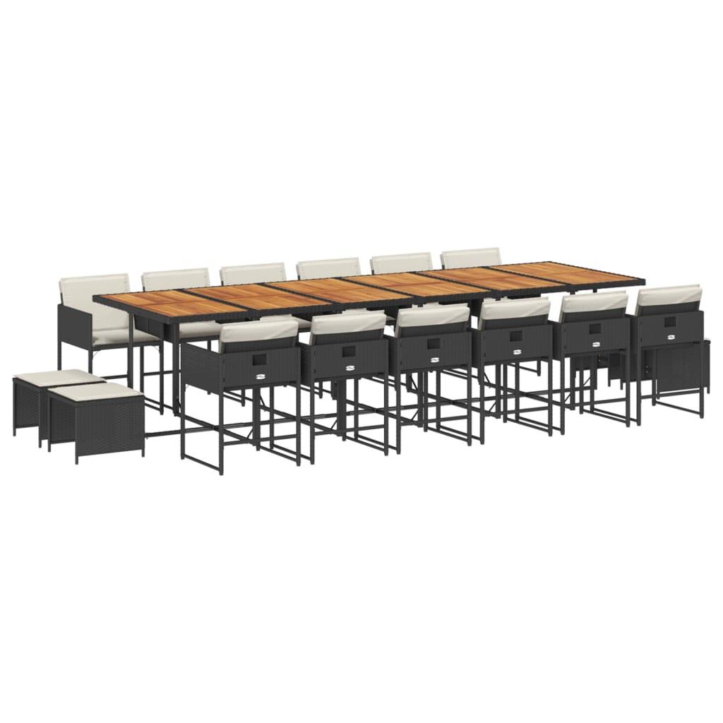 VidaXL Garten essgruppe poly-rattan