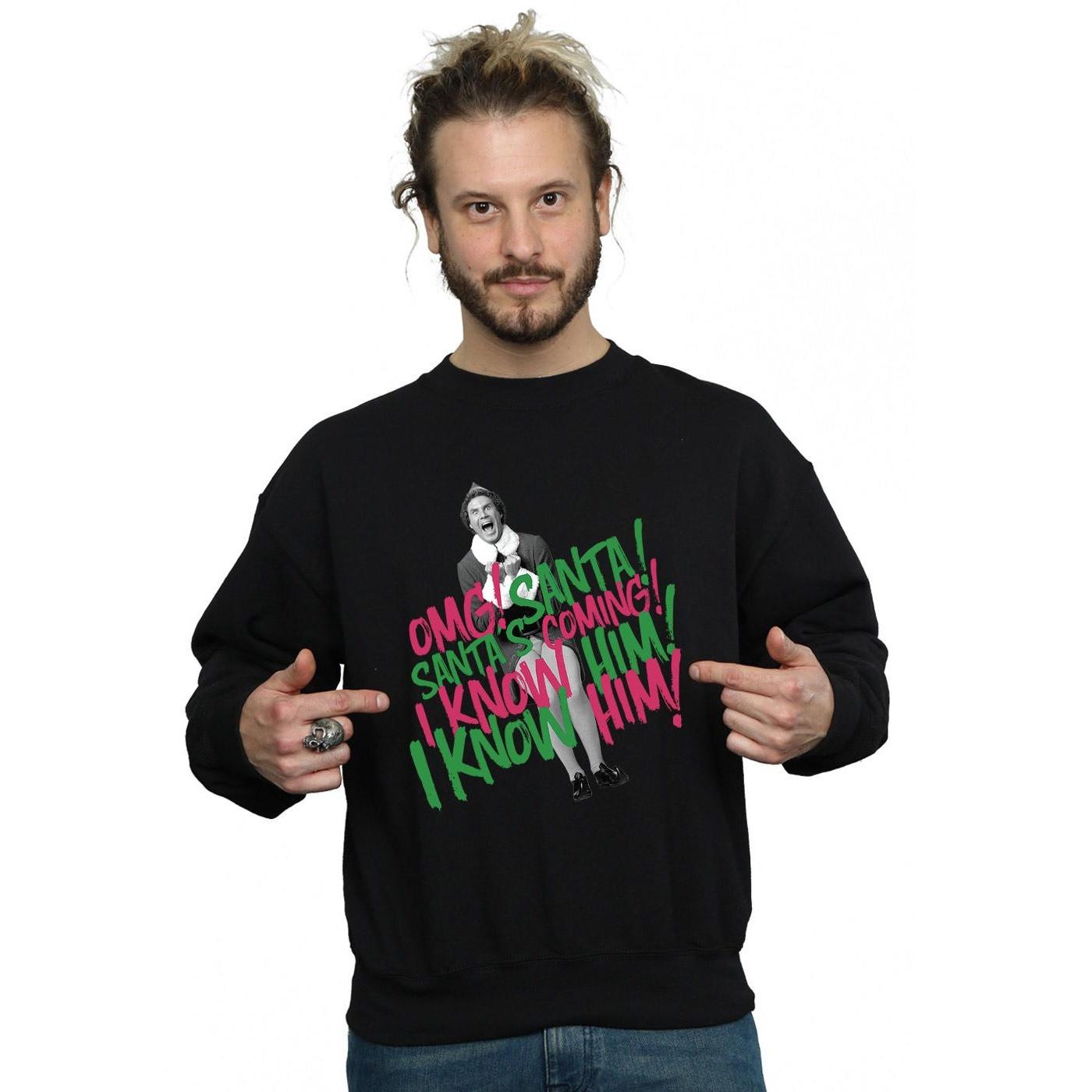 Elf Santa's Coming Sweatshirt