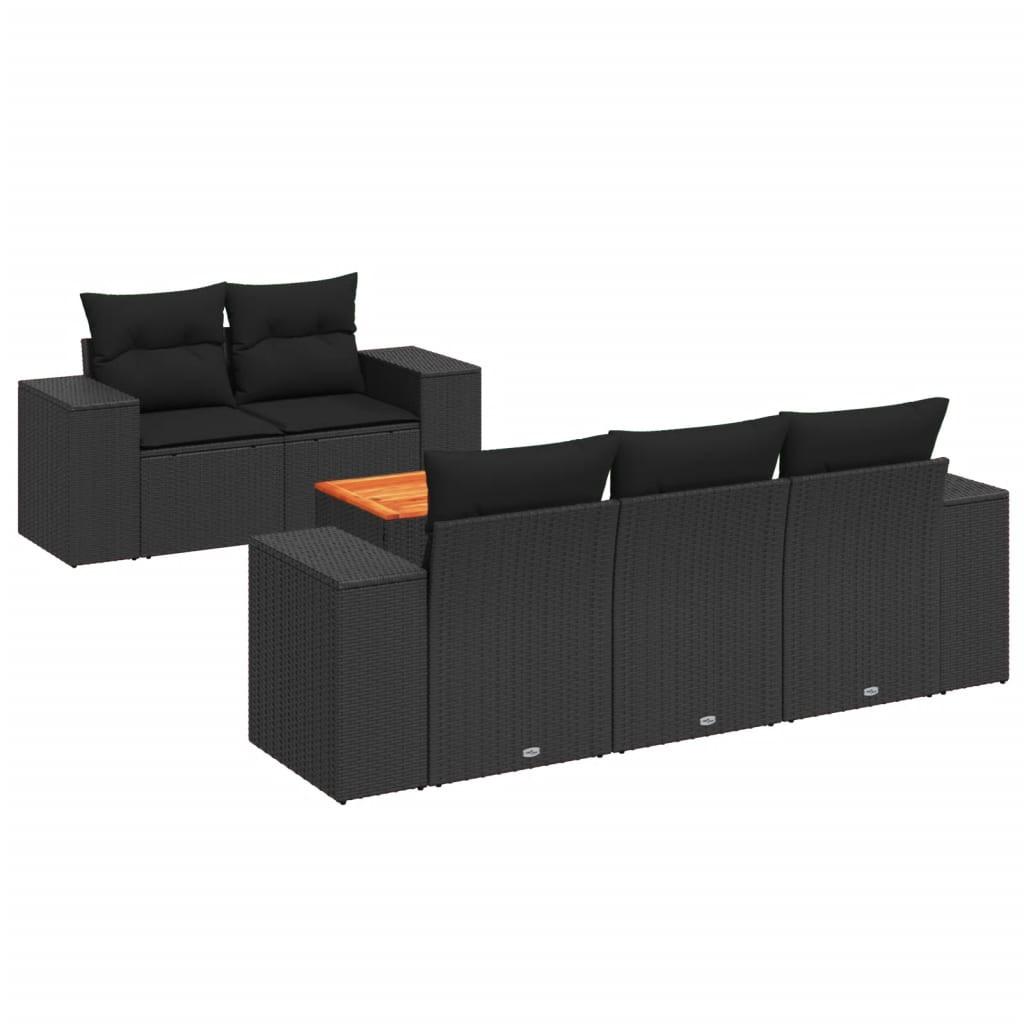 VidaXL Garten sofagarnitur poly-rattan
